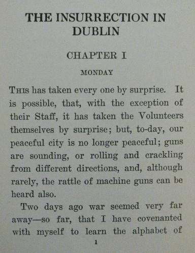 THE INSURRECTION IN DUBLIN by James Stephens 1916 ADVANCE READING COPY of 1st Ed