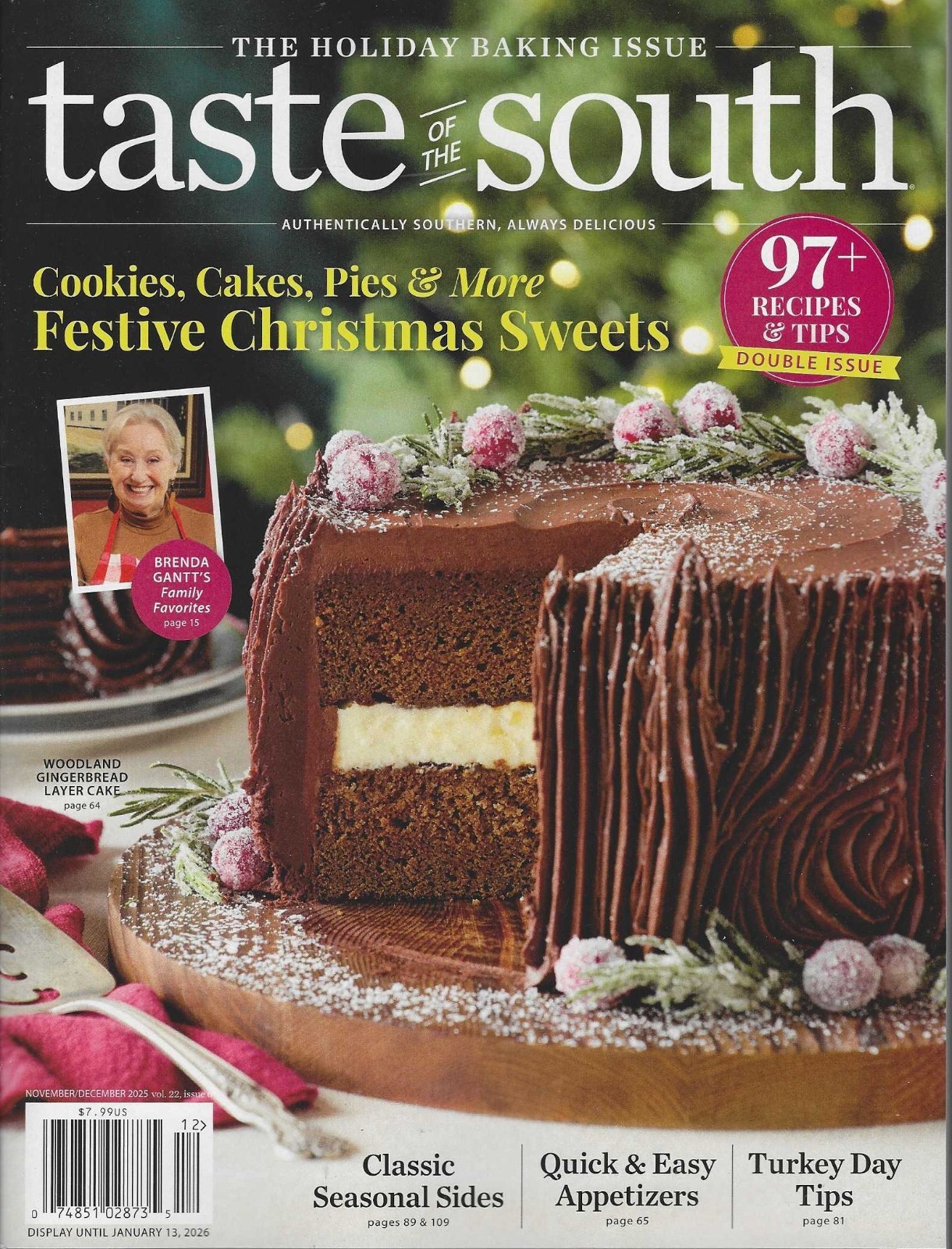 Taste of the South Magazine December 2025 Holiday Baking Issue
