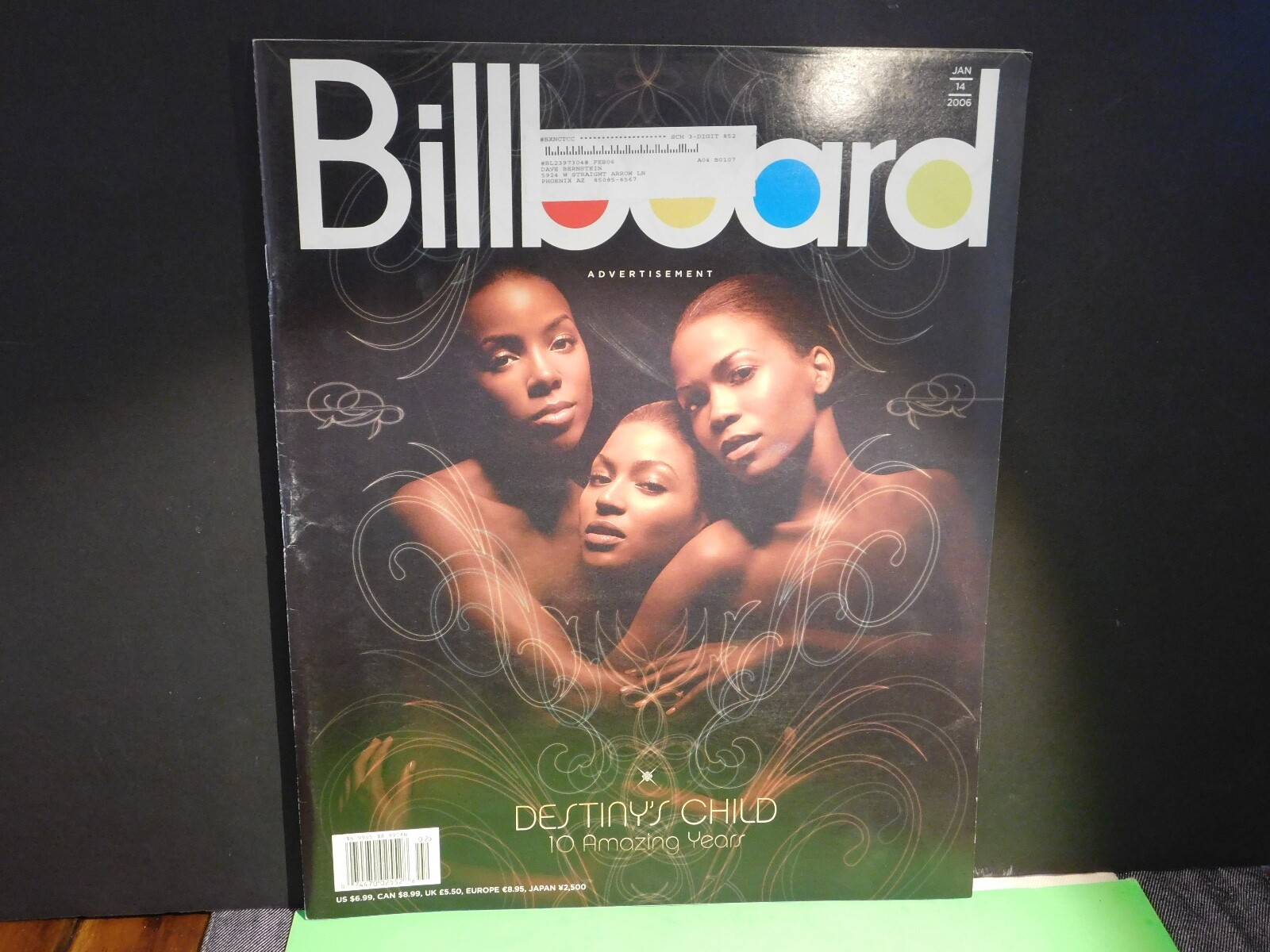 BILLBOARD MAGAZINE jan 14 2004 DESTINY’S CHILD (17 Pages Tribute) John Legend