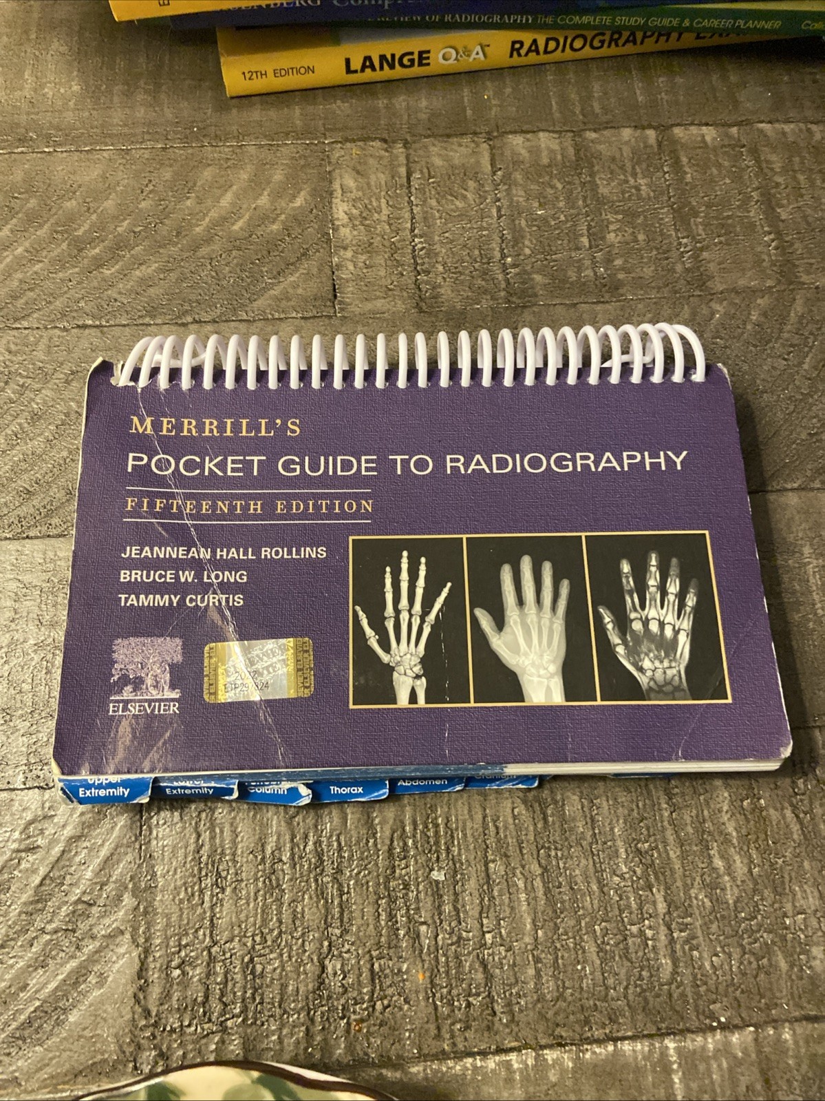 Merrill’s Pocket Guide to Radiography by Jeannean Hall Rollins (2022, Spiral)