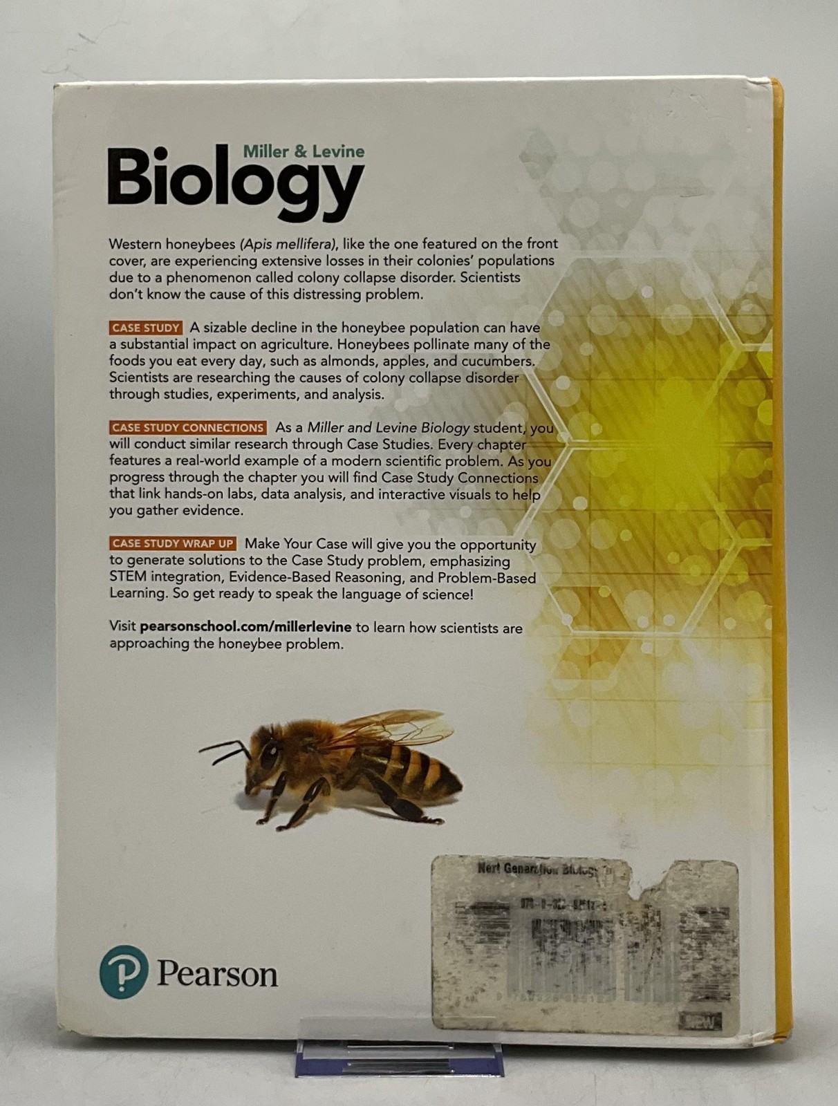 BIOLOGY Miller & Levine Pearson Hardcover Illustrated 2019 Ex-Library USA