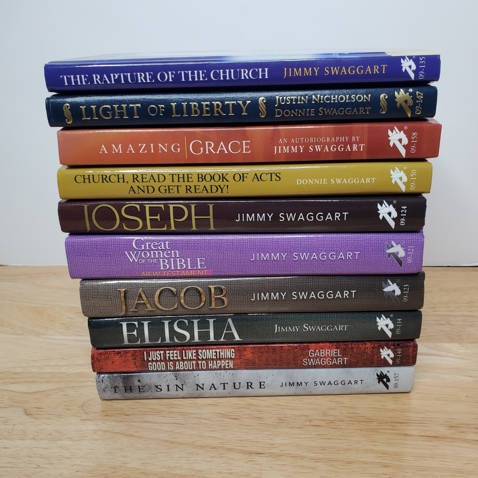 Jimmy Swaggart Ministries Book Lot of 10 Hardcover Christian Religious