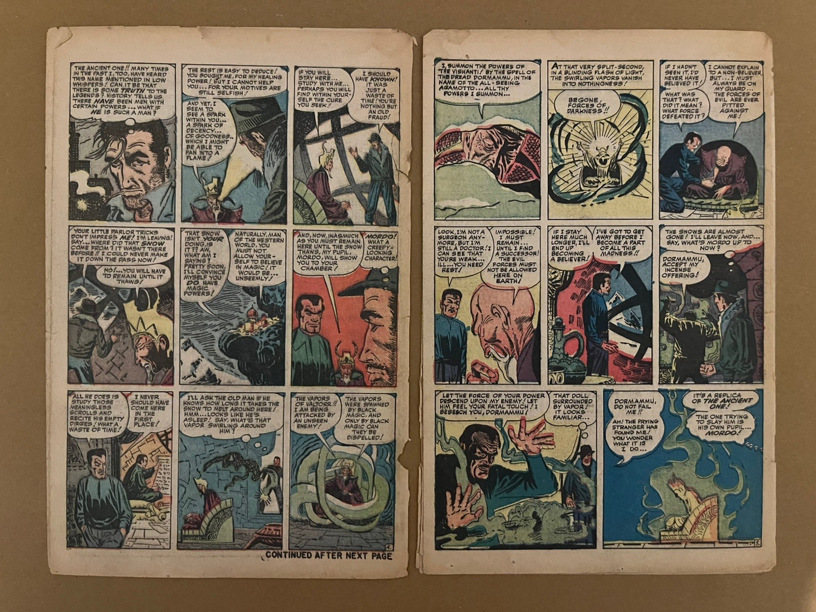 Strange Tales 110 and 115 Pages only – Marvel 1963, Origin and 1st Dr Strange