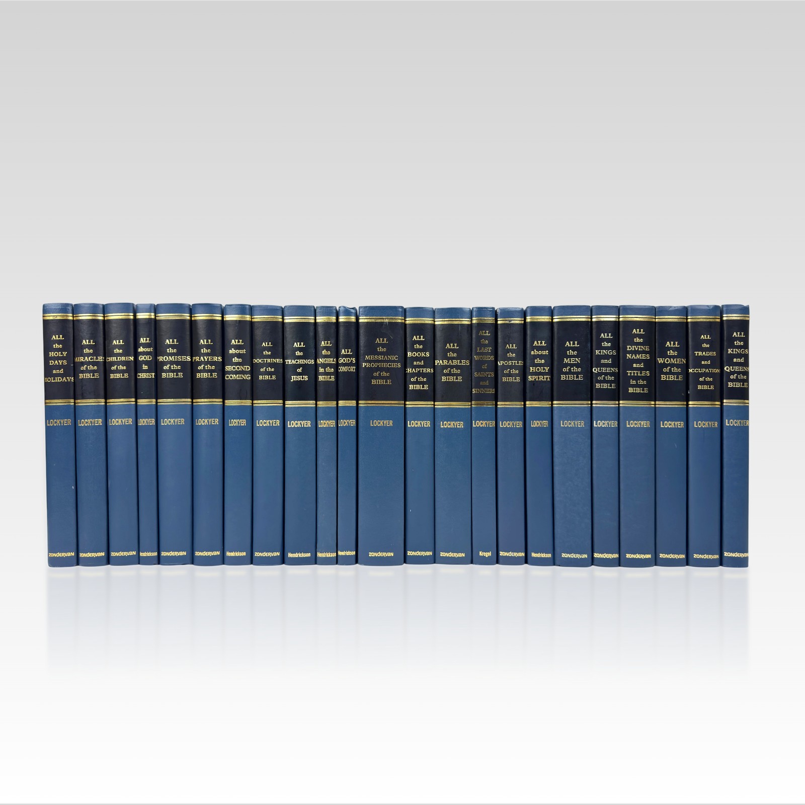 1960s-1990s HERBERT LOCKYER. All the … of the Bible 23 Vol Set VINTAGE HC VG