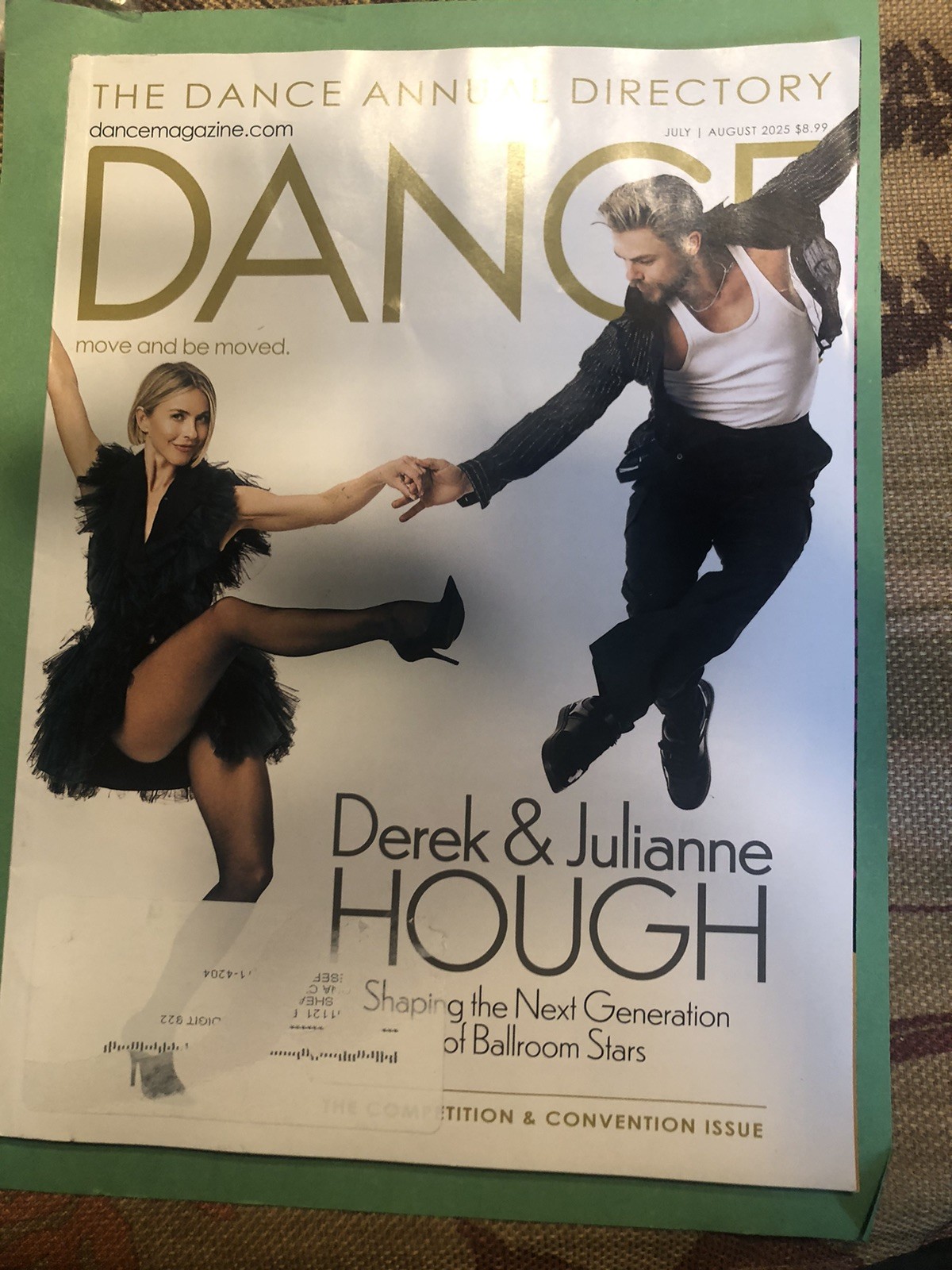 BRAND NEW Dance Magazine July/August 2025 Derek & Julianne Hough FREE SHIP USA