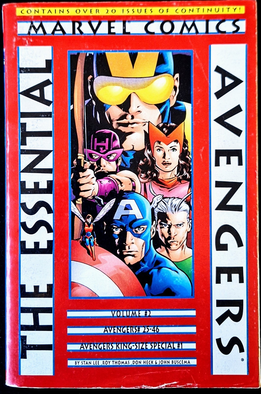 ESSENTIAL AVENGERS VOLUME 2 TPB FN 1ST COLLECTS #25 – 45 ANNUAL #1 528 PAGES