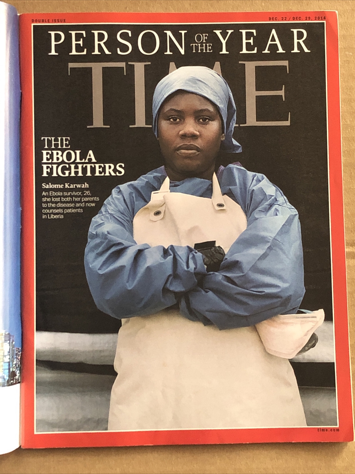 Time Magazine Person Year Ebola Fighters Vladimir Putin Jack Ma December 22 2014