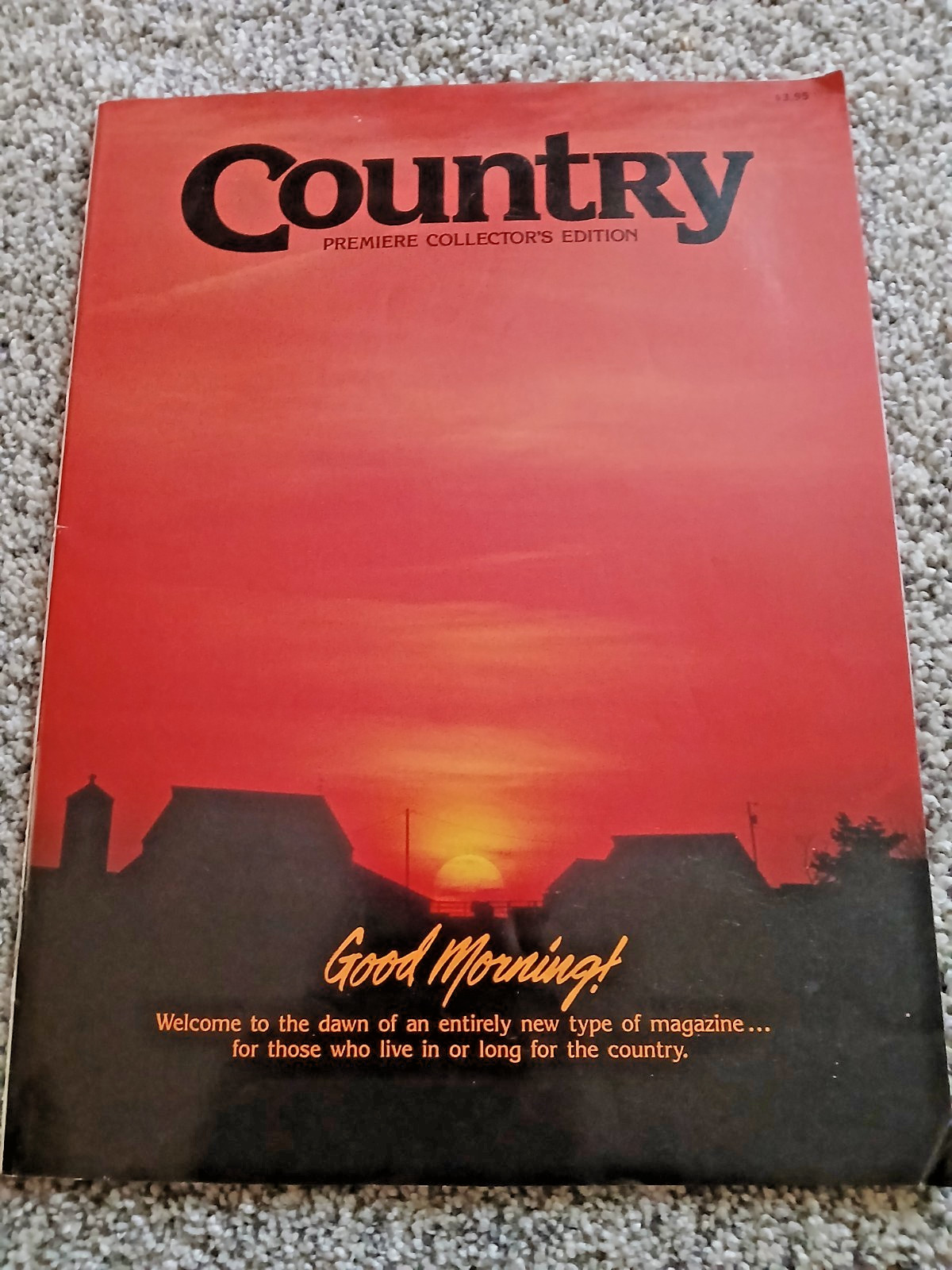 COUNTRY MAGAZINE. Premier Collector’s Edition. 1989. 1st edition. R J Reiman 