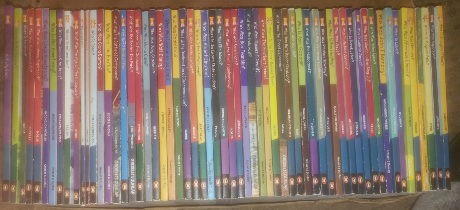 Lot 106 WHO WAS Where WHAT? + 8 sc books VGC