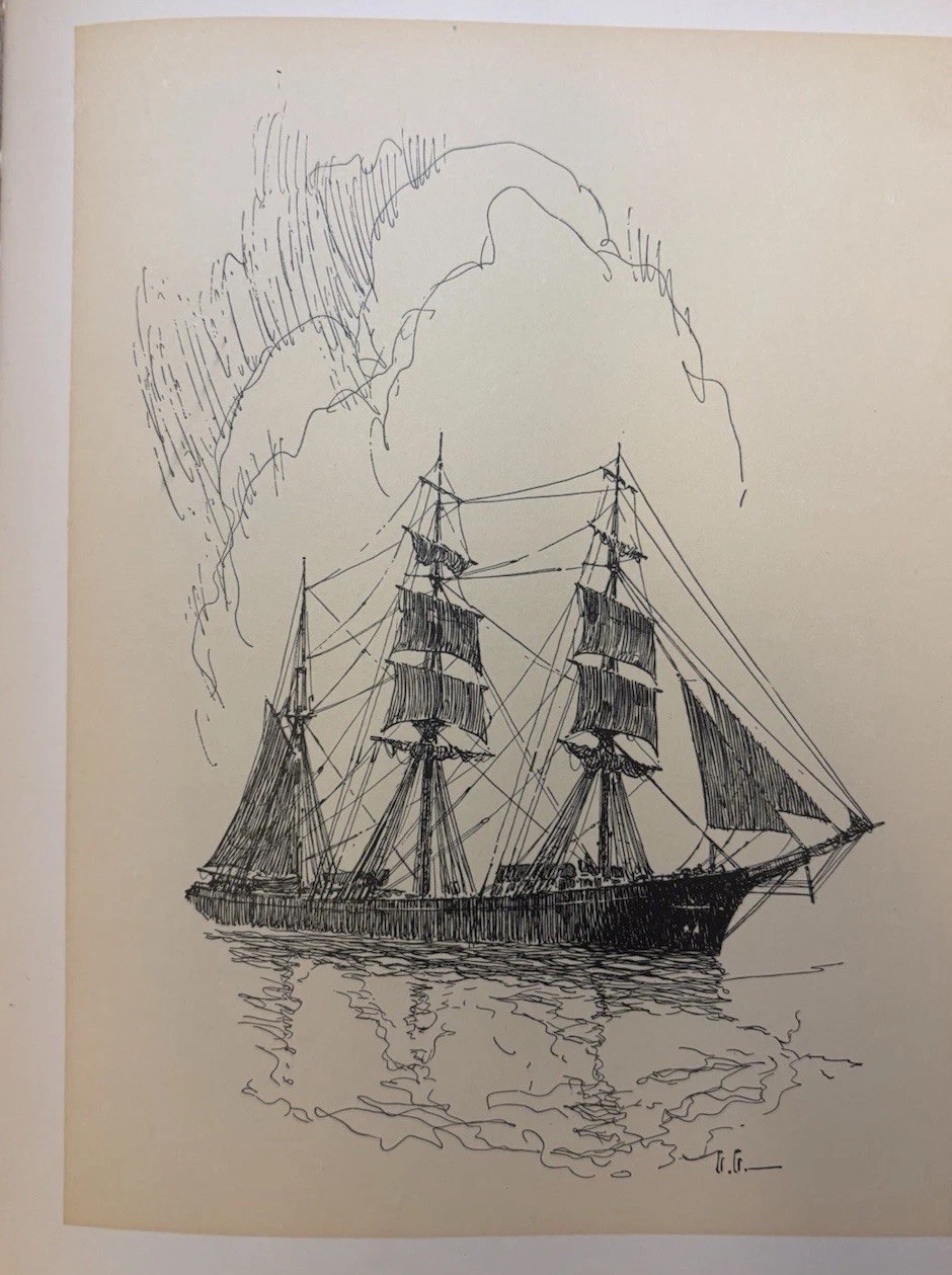 “Sail Ho!” & “Greasy Luck” Two Sailing/Whaling Books by Gordon Grant, Signed