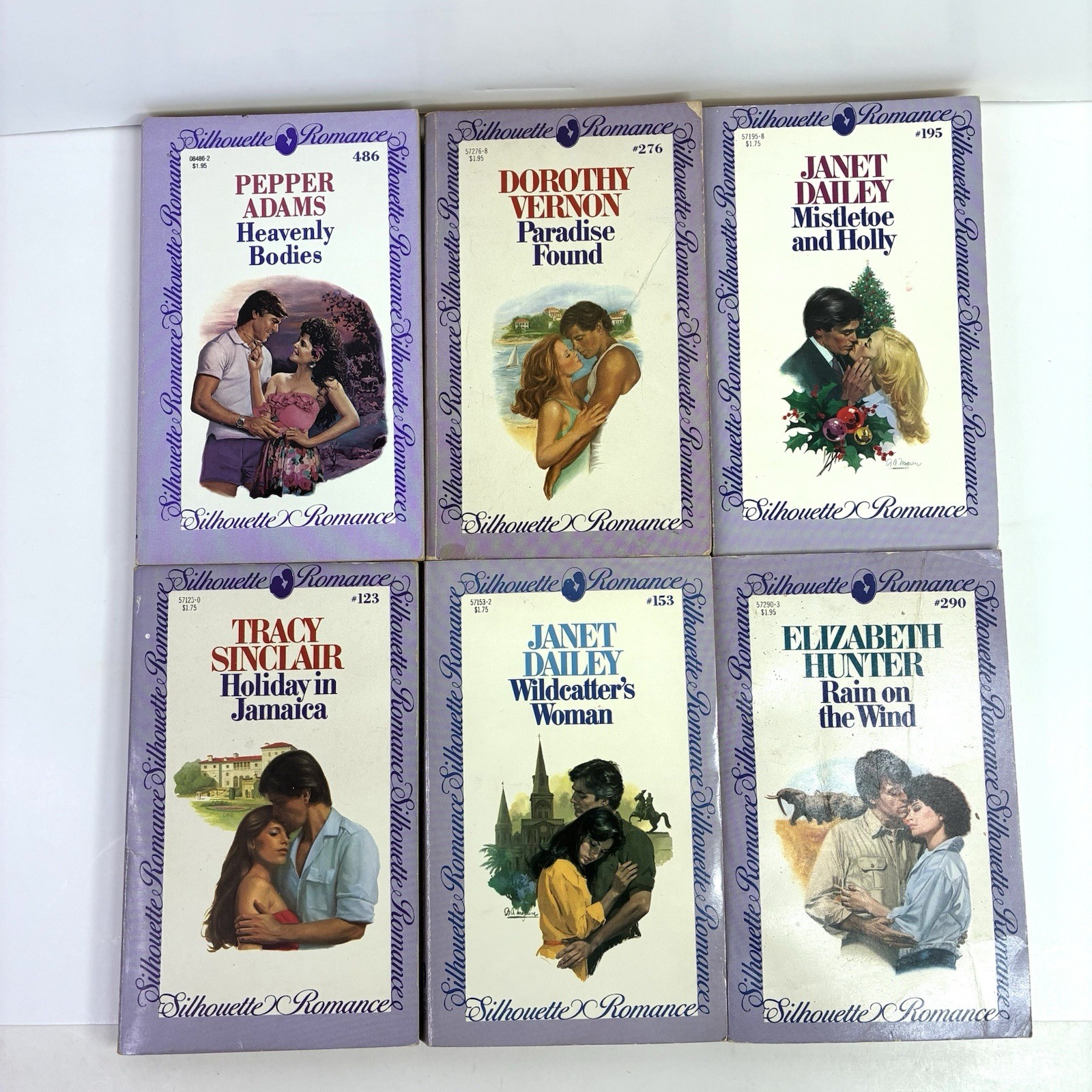 Lot of 18 Vintage Silhouette Romance Novels Paperback Books Mixed Authors