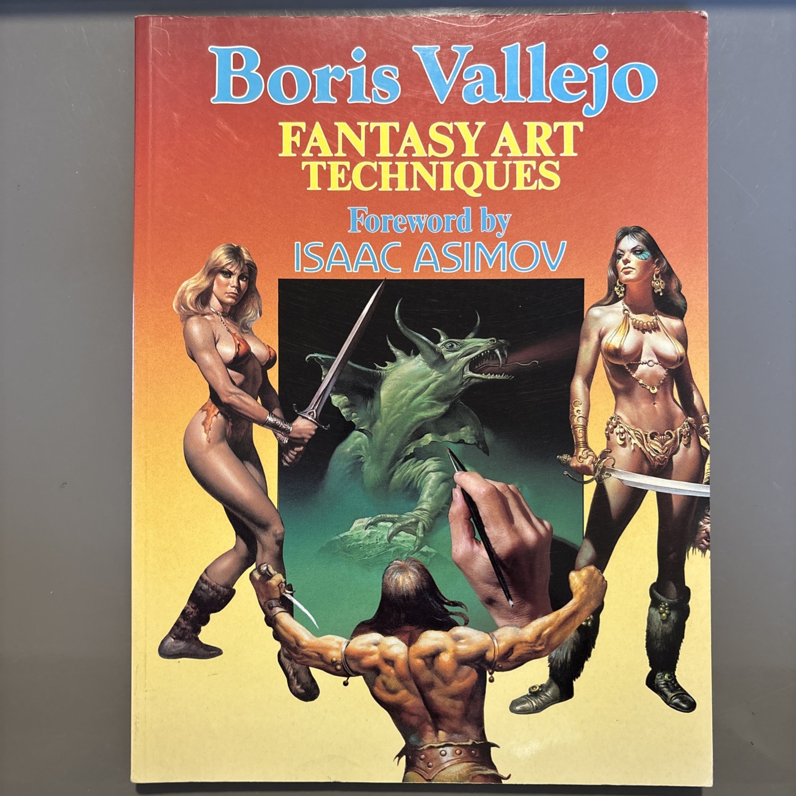 Boris Vallejo Fantasy Art Techniques 1985 A Fireside Book Vintage Paperback