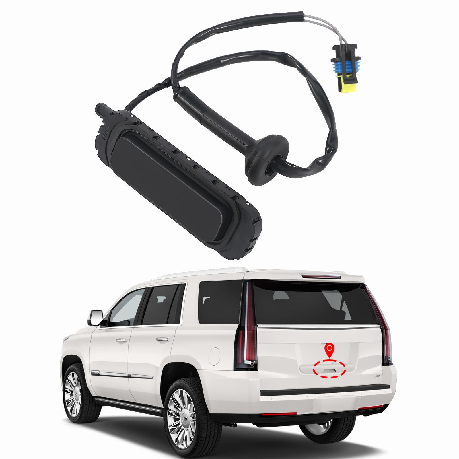 Rear Hatch Tailgate Release Switch for 2007-2014 Chevy Tahoe Suburban GMC Yukon