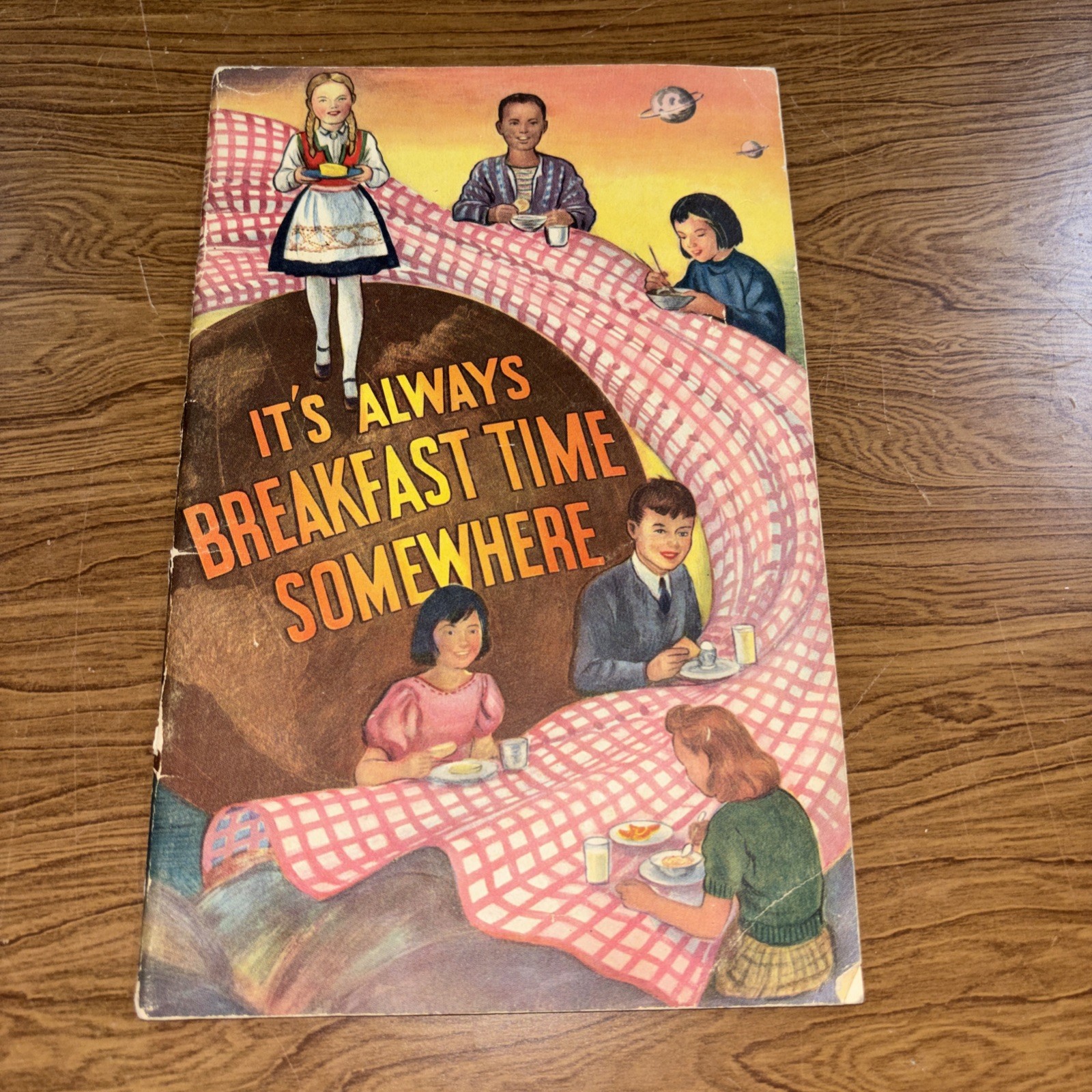 Rare Book PB 1947 ITS ALWAYS BREAKFAST TIME SOMEWHERE National Dairy Council