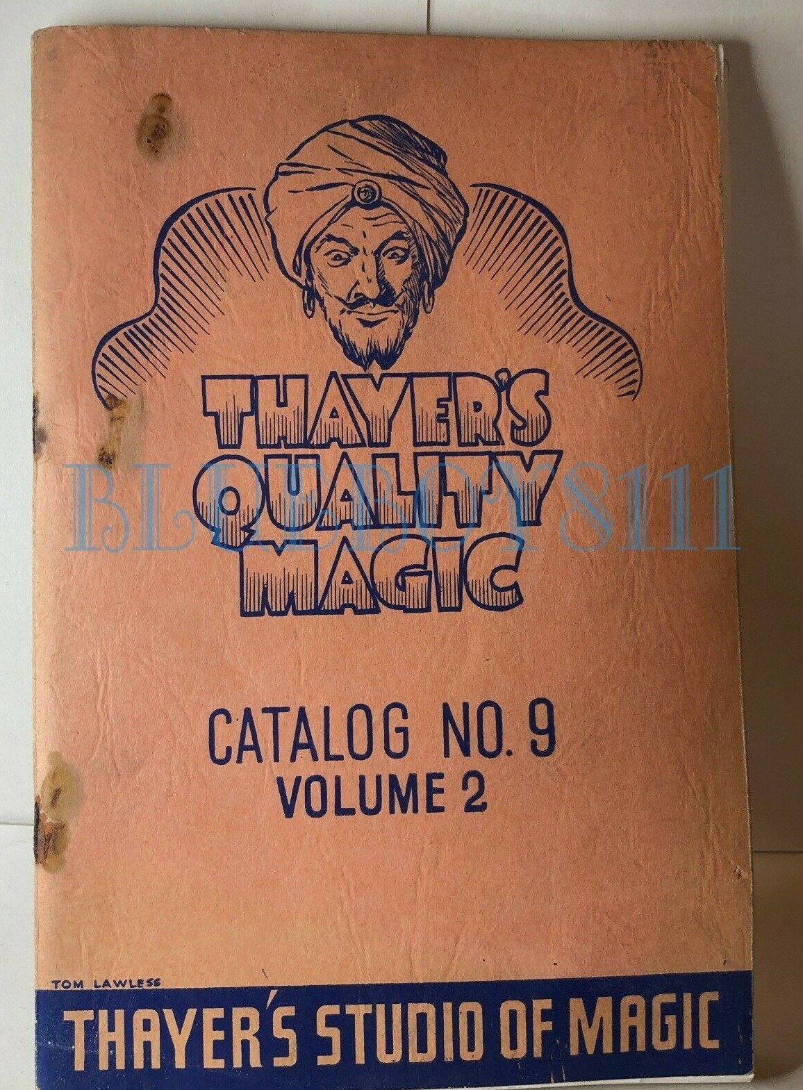 1940’s Thayers studio of Magic Catalog No9 Volume 2 Rusted Staples loose pages