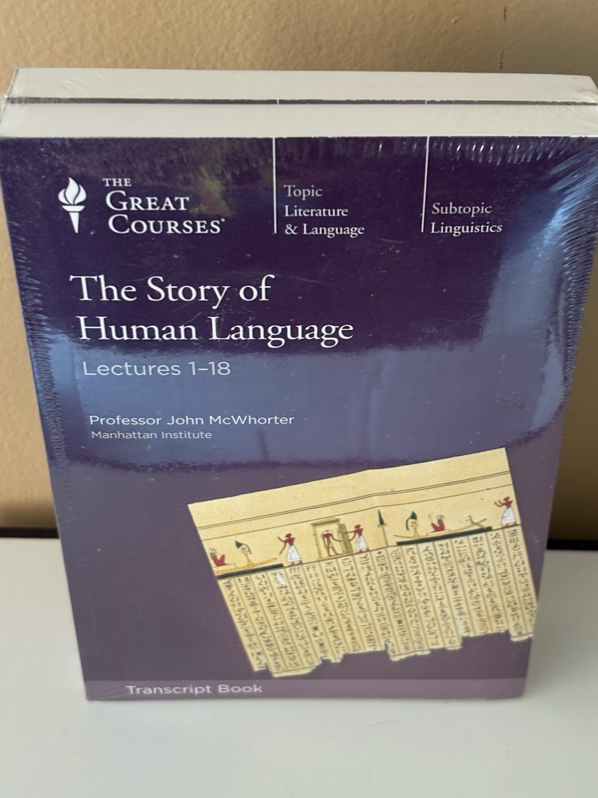 THE GREAT COURSES-Story of Human Language 6-disc DVD/Guide/Lectures Book NEW