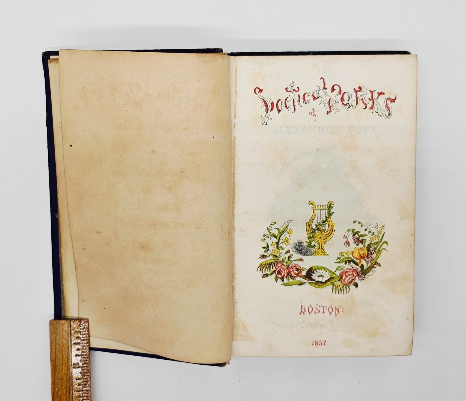 Political Works of Alexander Pope 1857-58 Two Volumes in One HC 306 pages
