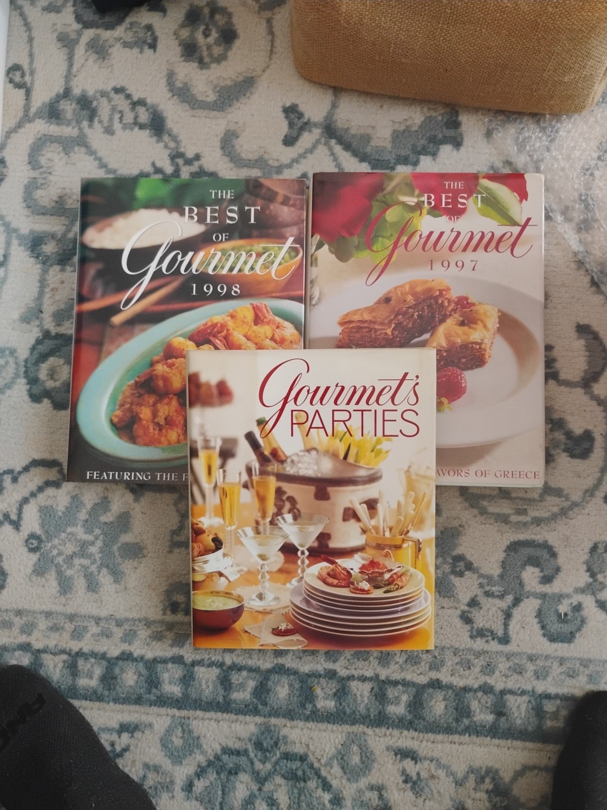 Conde Nast Best Of Gourmet 1997 & 1998 Gourmet Parties Lot Of 3 Cookbooks