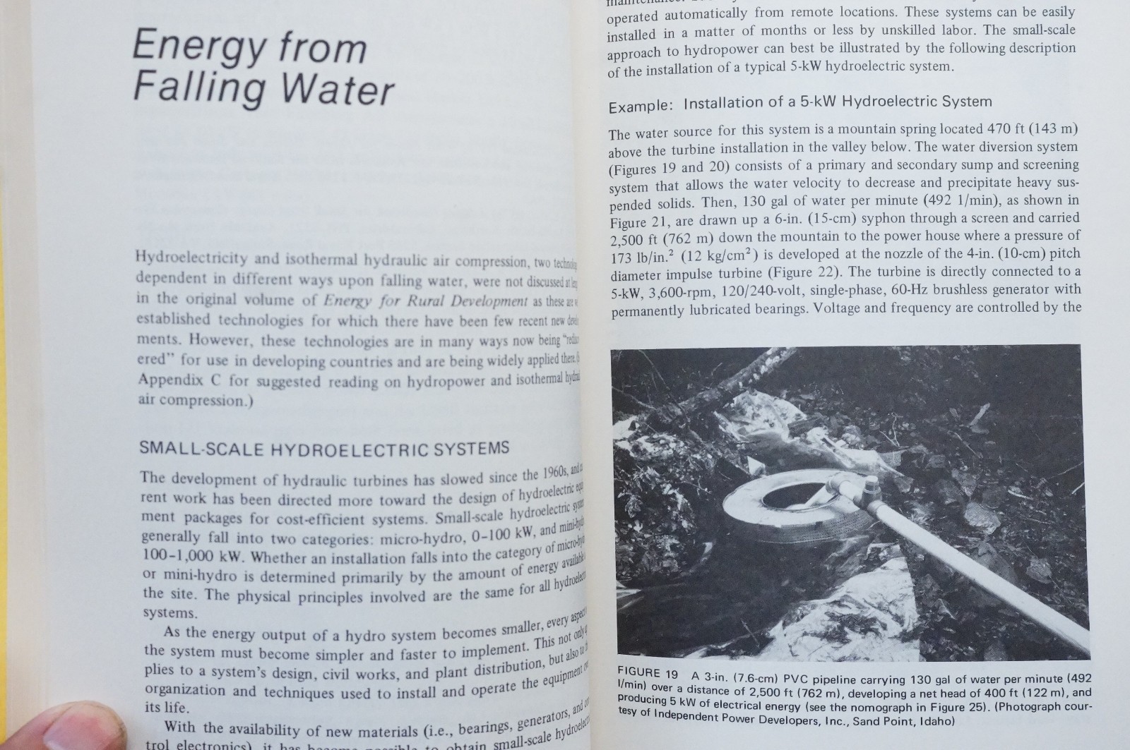 Supplement Energy for Rural Development – Circa 1970 – 238 pages