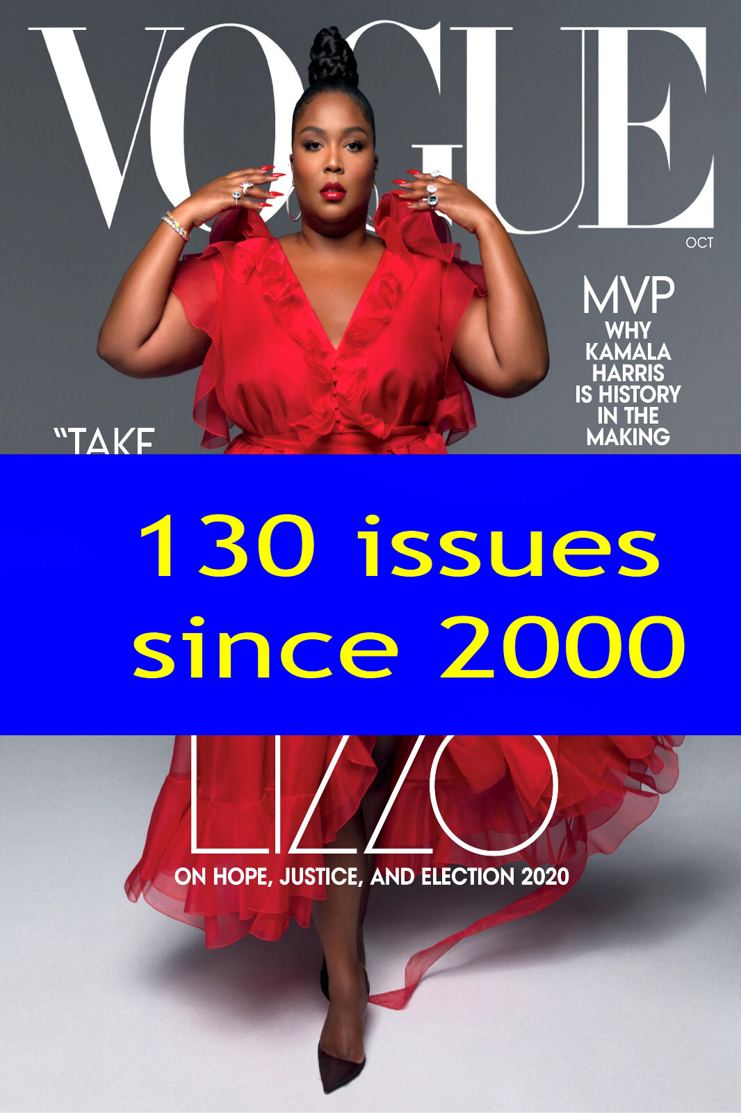 VOGUE, fashion and lifestyle magazine, 125 PDF-issues since 2000 on USB Drive