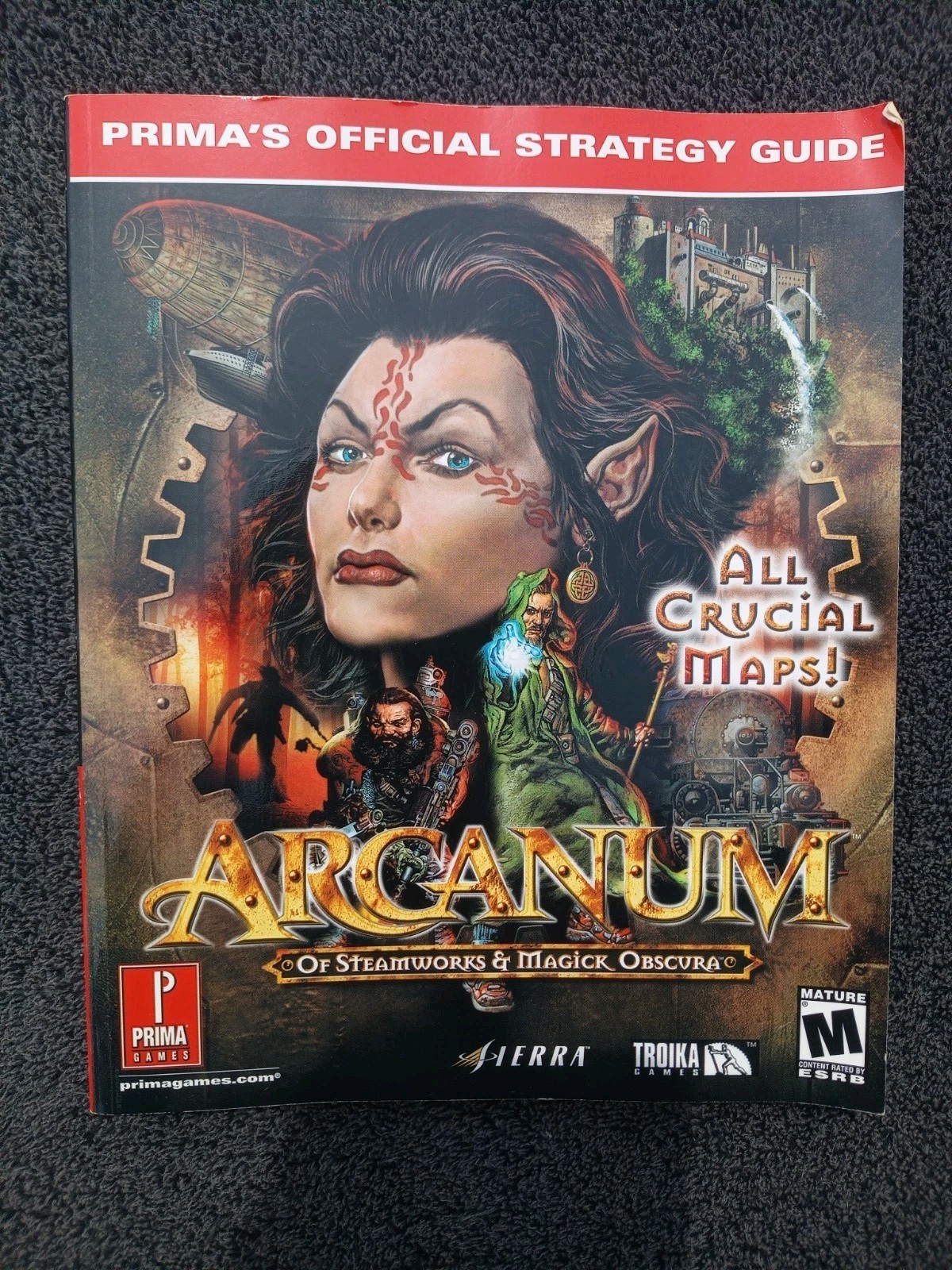 Arcanum: Of Steamworks + Magick Obscura Prima’s Official Strategy Guide VG