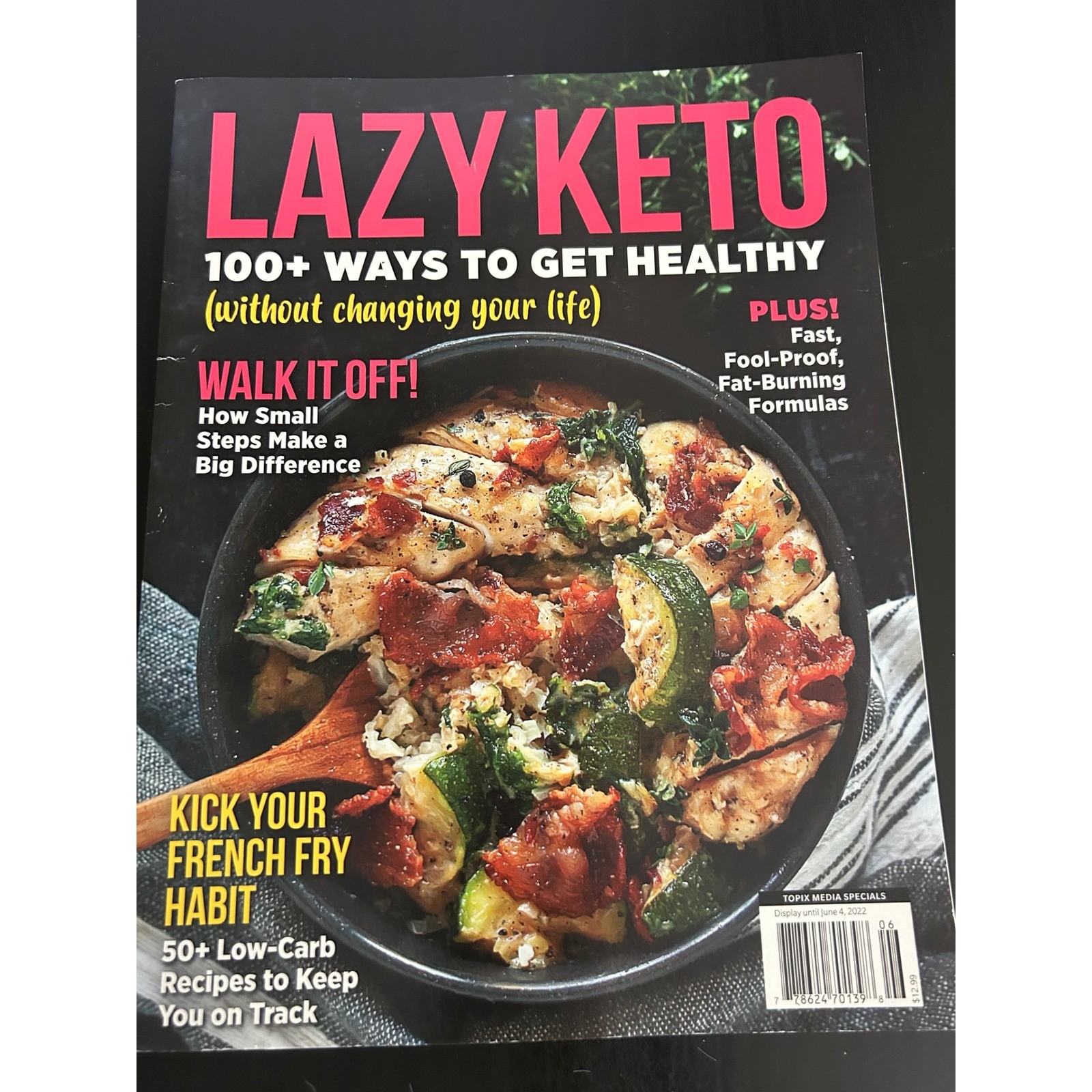 Magazine Lazy Keto Multi 100+ Low Carb Recipes Topix Media Specials June 2022