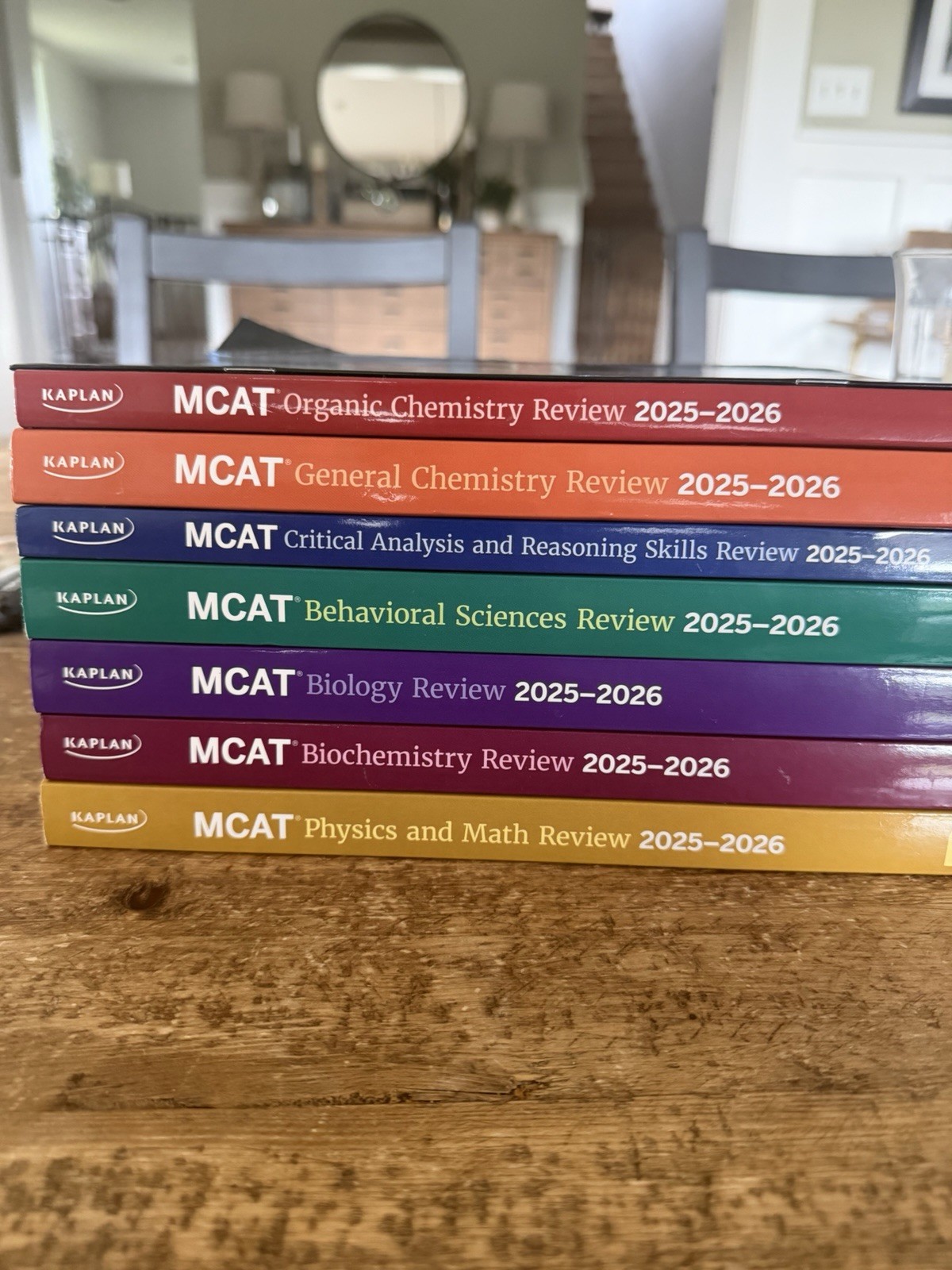 Kaplan MCAT 2025-2026 Subject Review Study Guide Set + MCAT Quicksheets