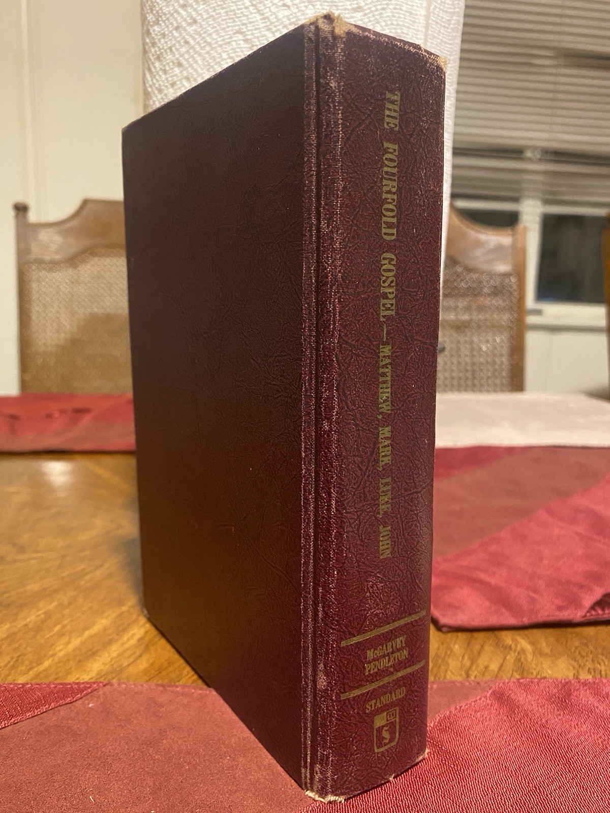 The Fourfold Gospel Harmony by McGarvey & Pendleton, Standard Publishing, Chris…