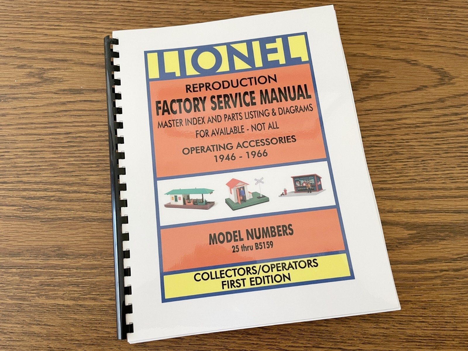 Lionel – Reproduction Factory Service Manual – Operating Accessories – 1946-1966