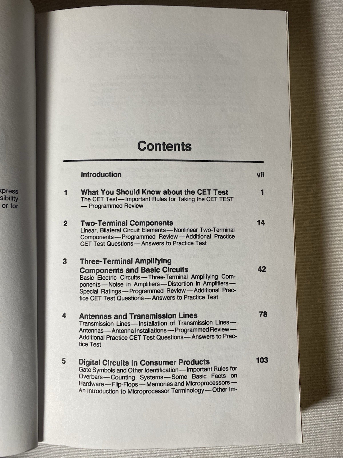 The CET Study Guide 2nd Edition Paperback Sam Wilson (1984)