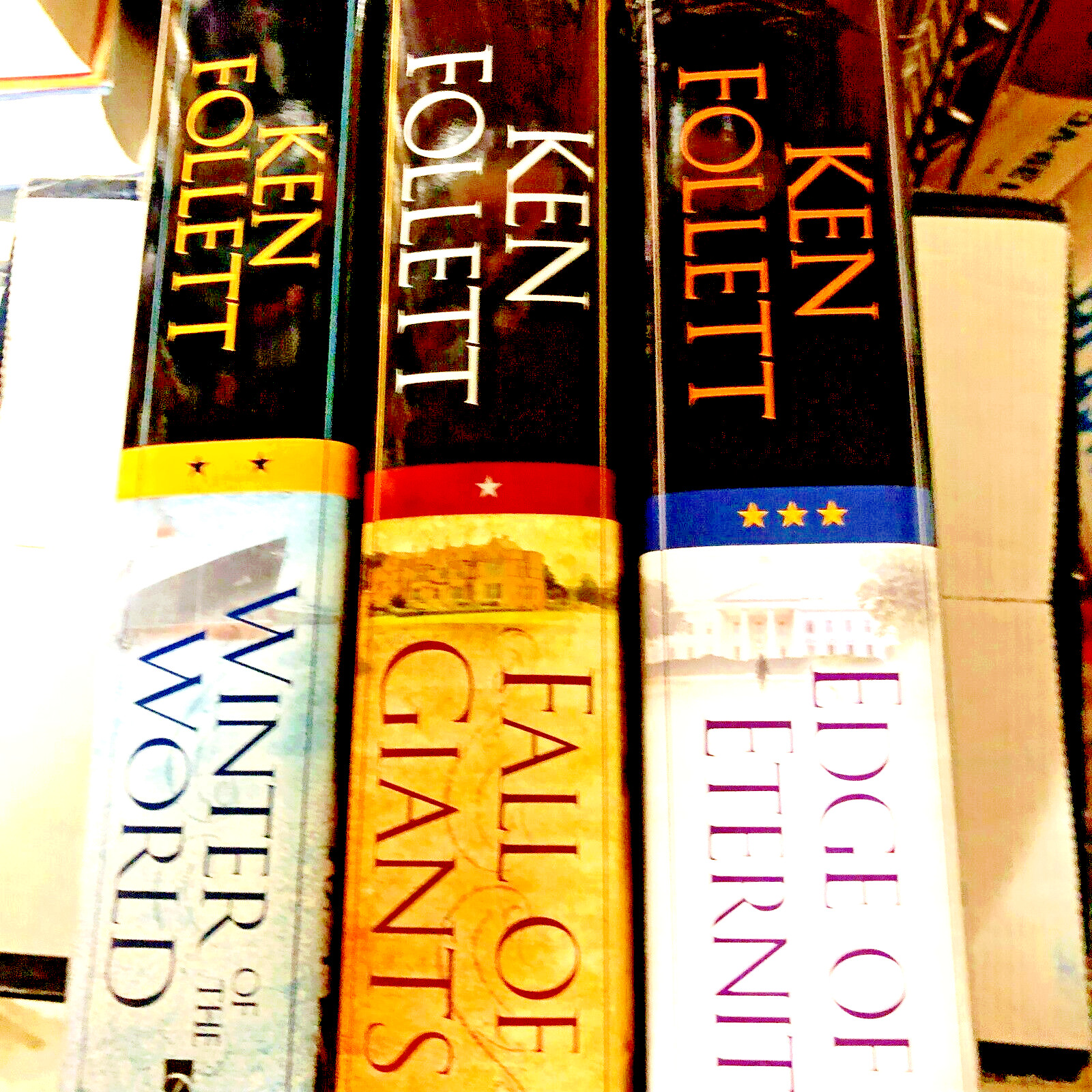 RARE 1ST EDIT! Complete Ser. The Century Trilogy Ken Follett Lot of 3 FINE BOOKS