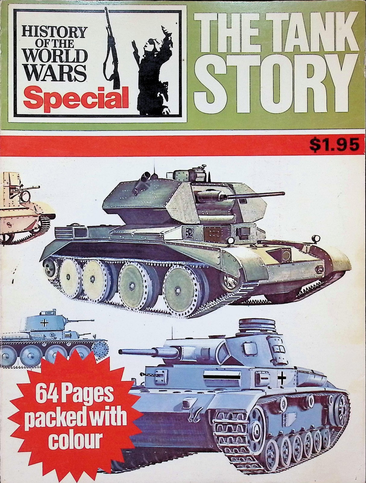 HISTORY OF THE SECOND WORLD WAR – LOT OF 5 – 1973-1974 ***FREE SHIPPING***
