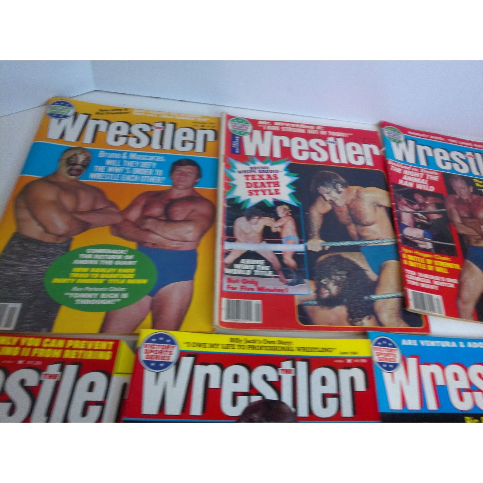 The Wrestler Magazine 1977 1981 1982 1984 Set Of 7