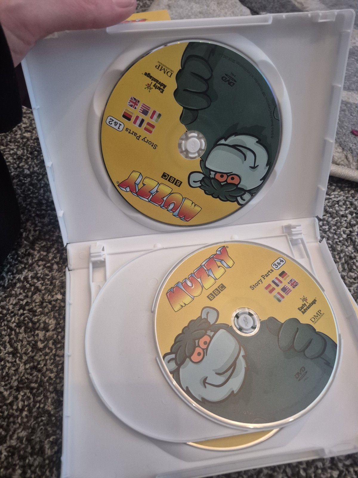 BBC MUZZY Early Level 1 Multilingual Language DVD/CD/CD-Rom Box Set