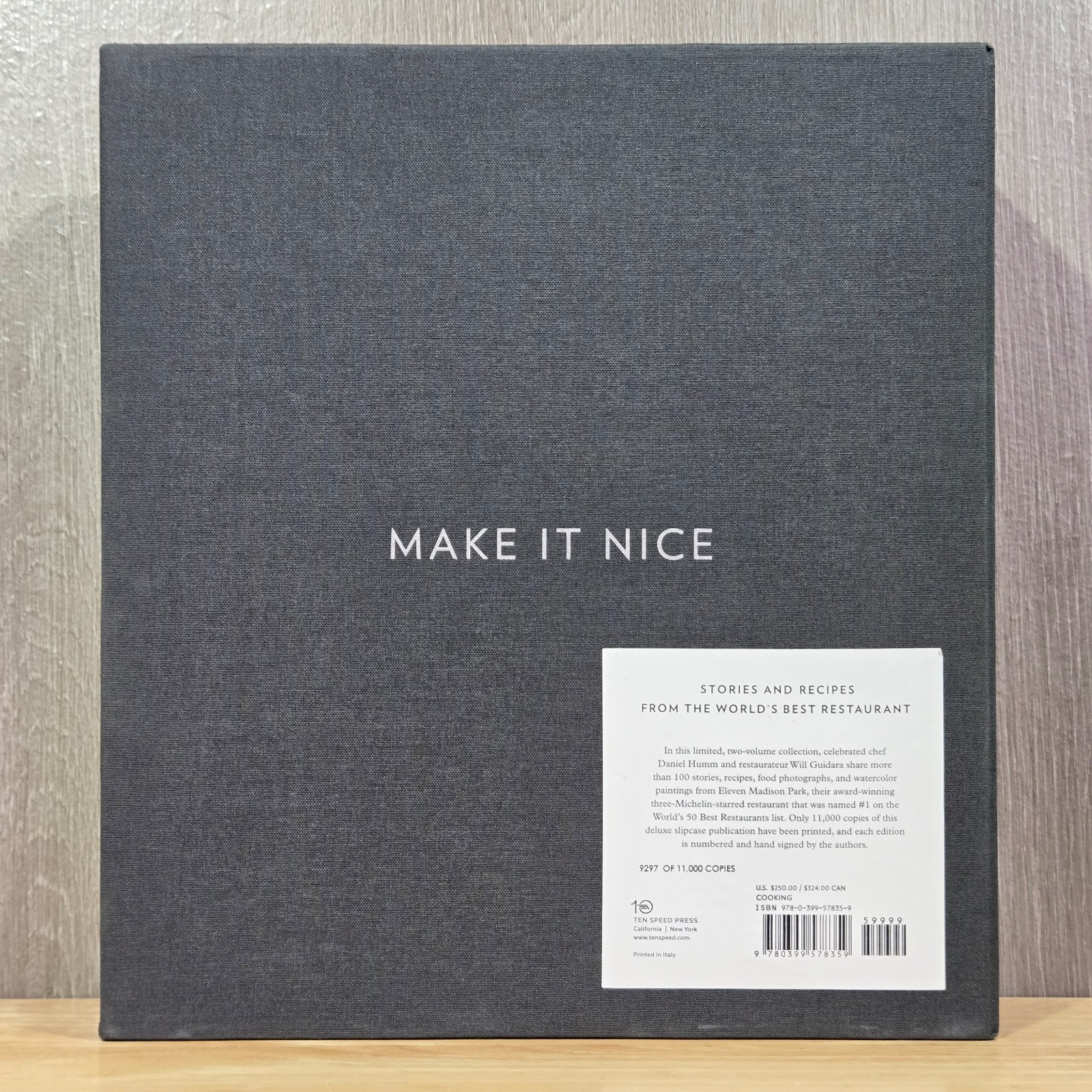 Eleven Madison Park: the Next Chapter Signed Limited Edition #9297 Hardcover