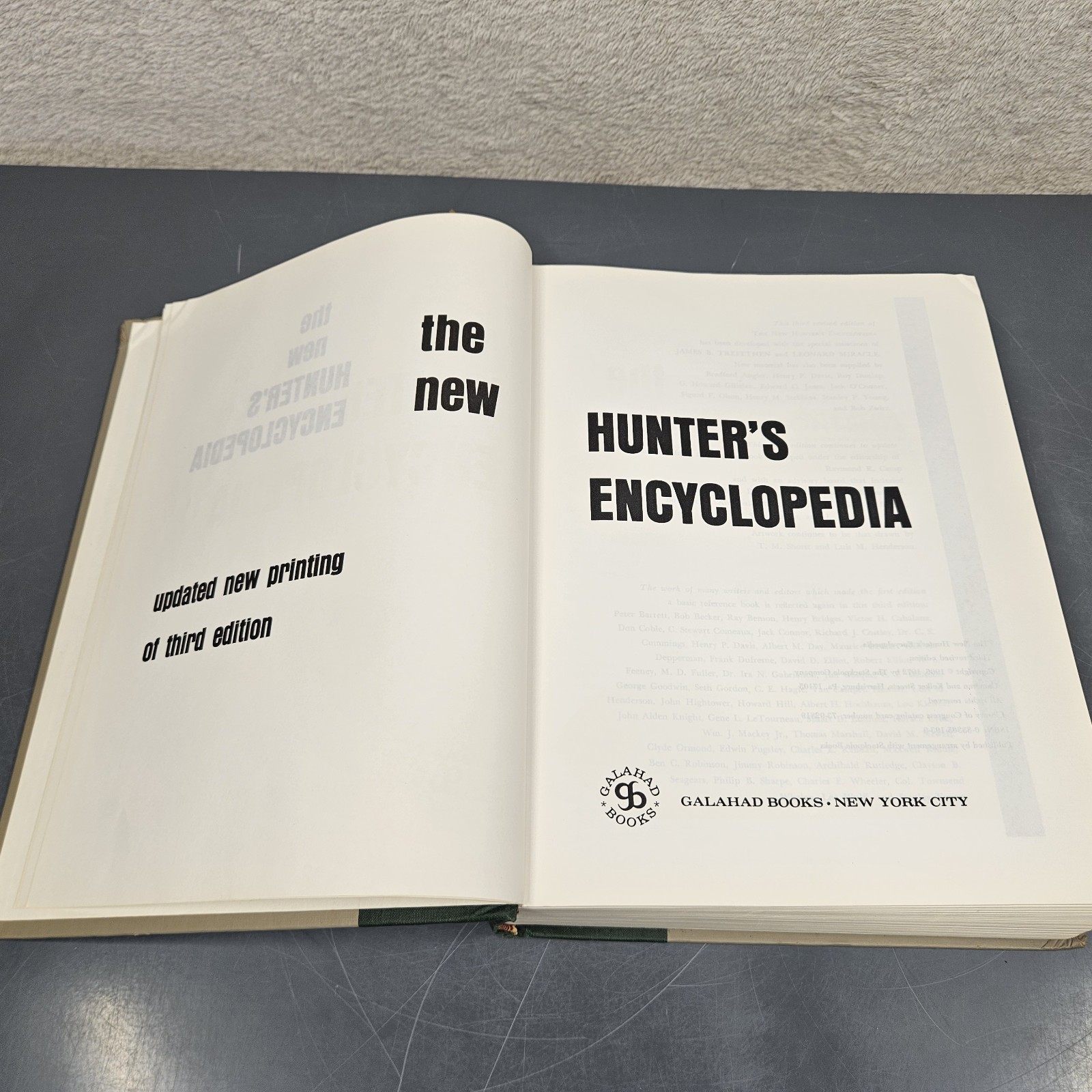 The New Hunter’s Encyclopedia Updated Printing 3rd Edition 1972 Illustrated HC