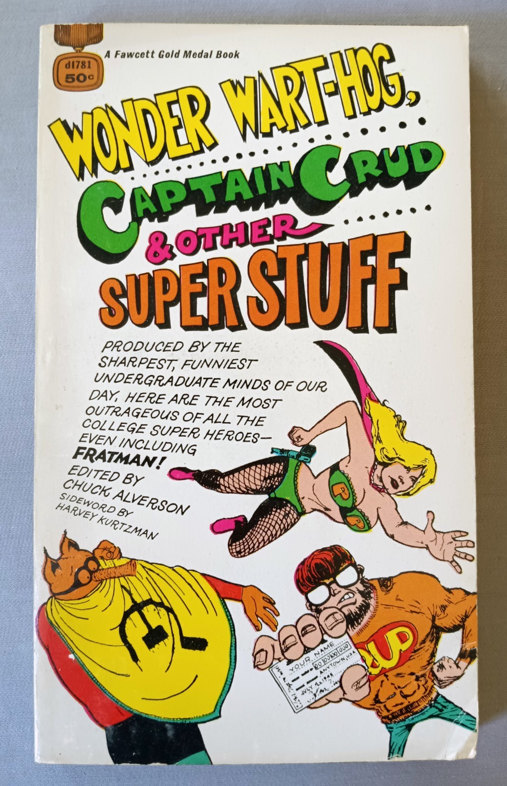 WONDER WART-HOG, CAPTAIN CRUD, & OTHER SUPER STUFF, PAPERBACK, PB, FAWCETT, 1967