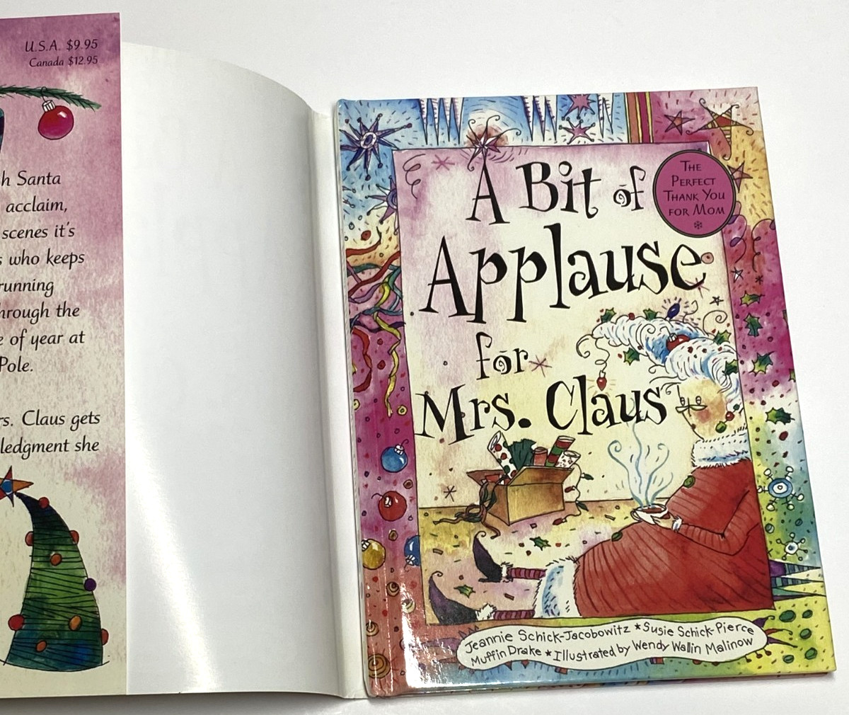 A Bit Of Applause For Mrs. Claus Book Jeannie Schick-Jacobowitz 2003