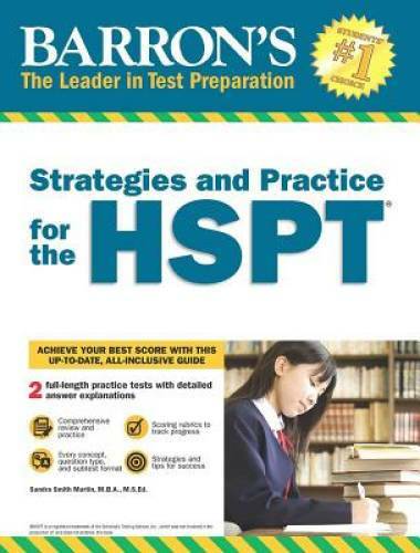 Barron’s Strategies and Practice for the HSPT – Paperback – GOOD