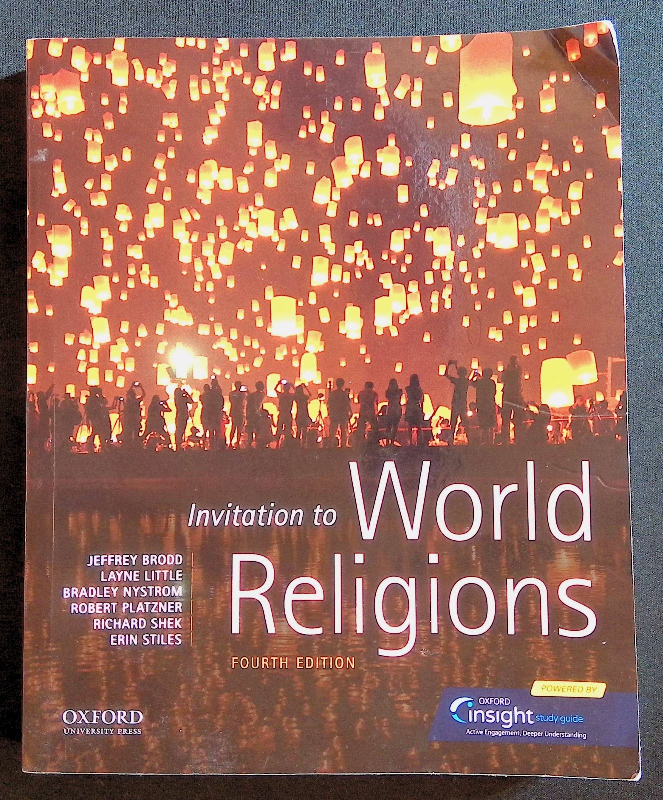 Invitation to World Religions Fourth Edition Brodd, Little, Nystrom Oxford