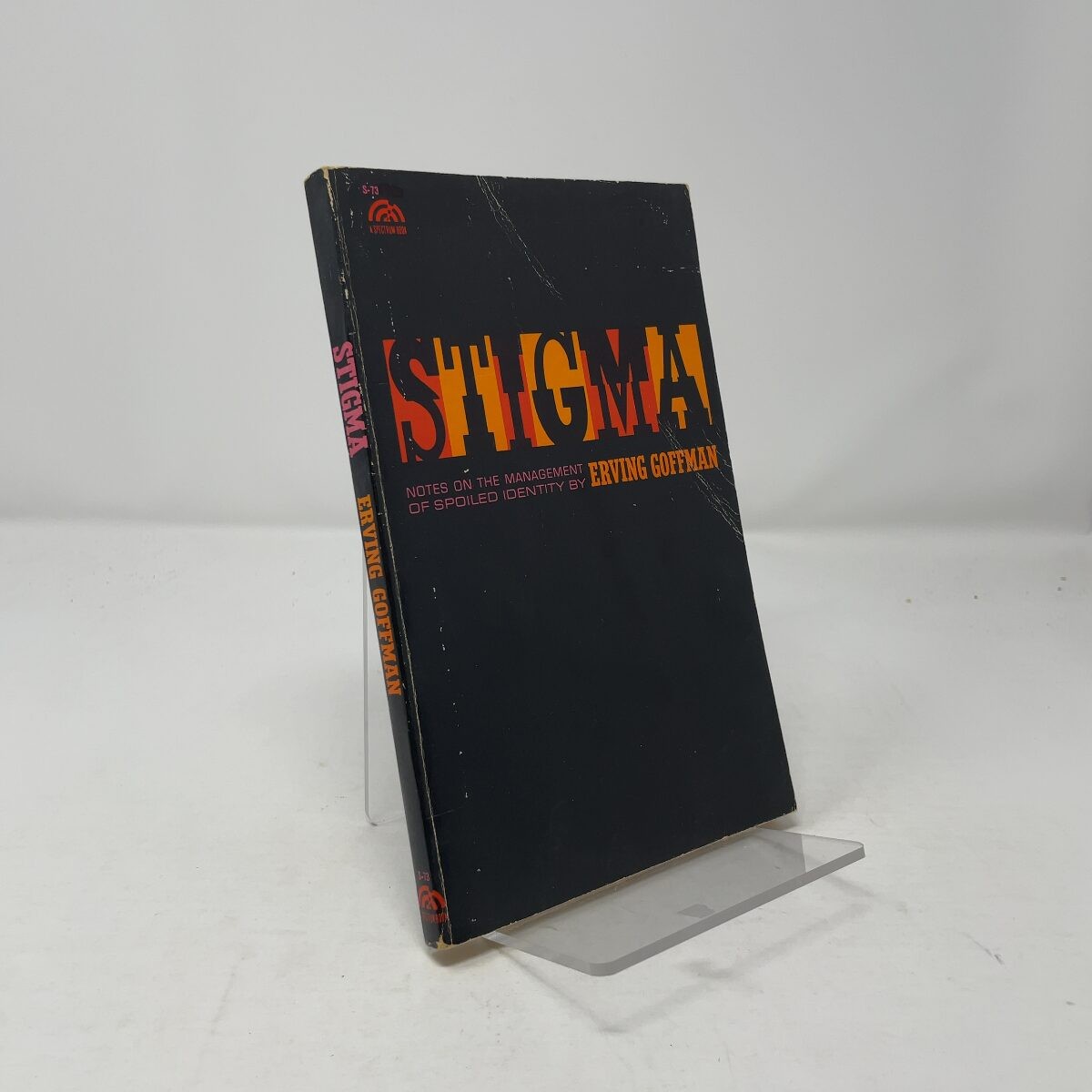 Stigma by Erving Goffman PB First Edition Very Good 1963
