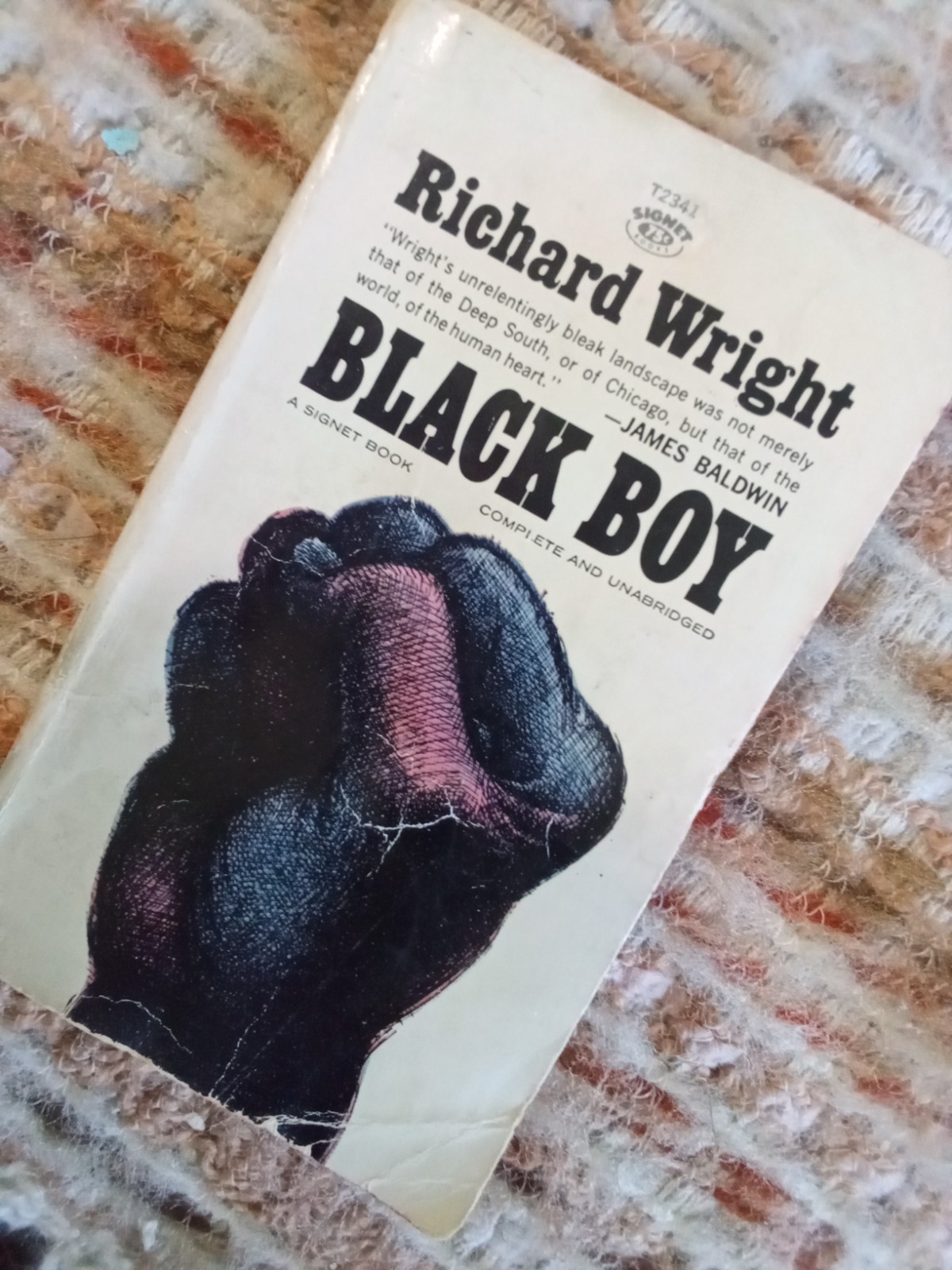 BLACK BOY by Richard Wright (2nd Signet Books Printing ,PB, 1963)