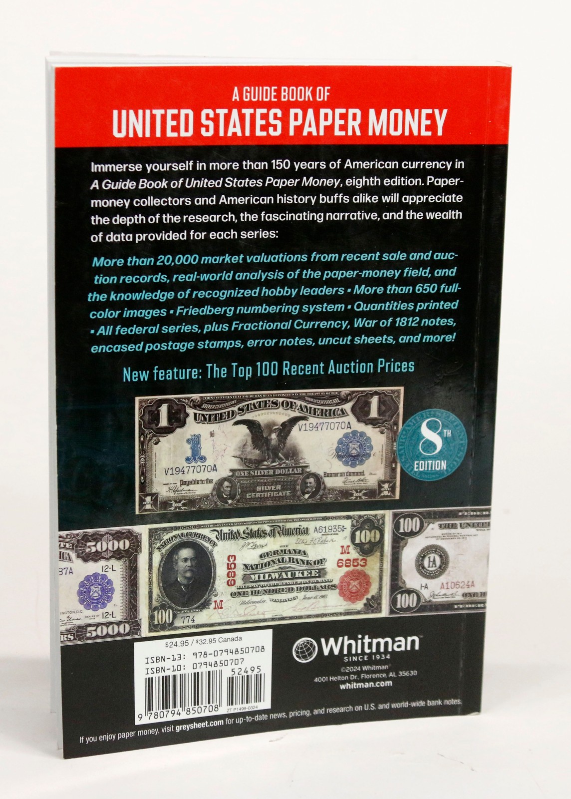 A United States Paper Money, 8th Edition PB–VG