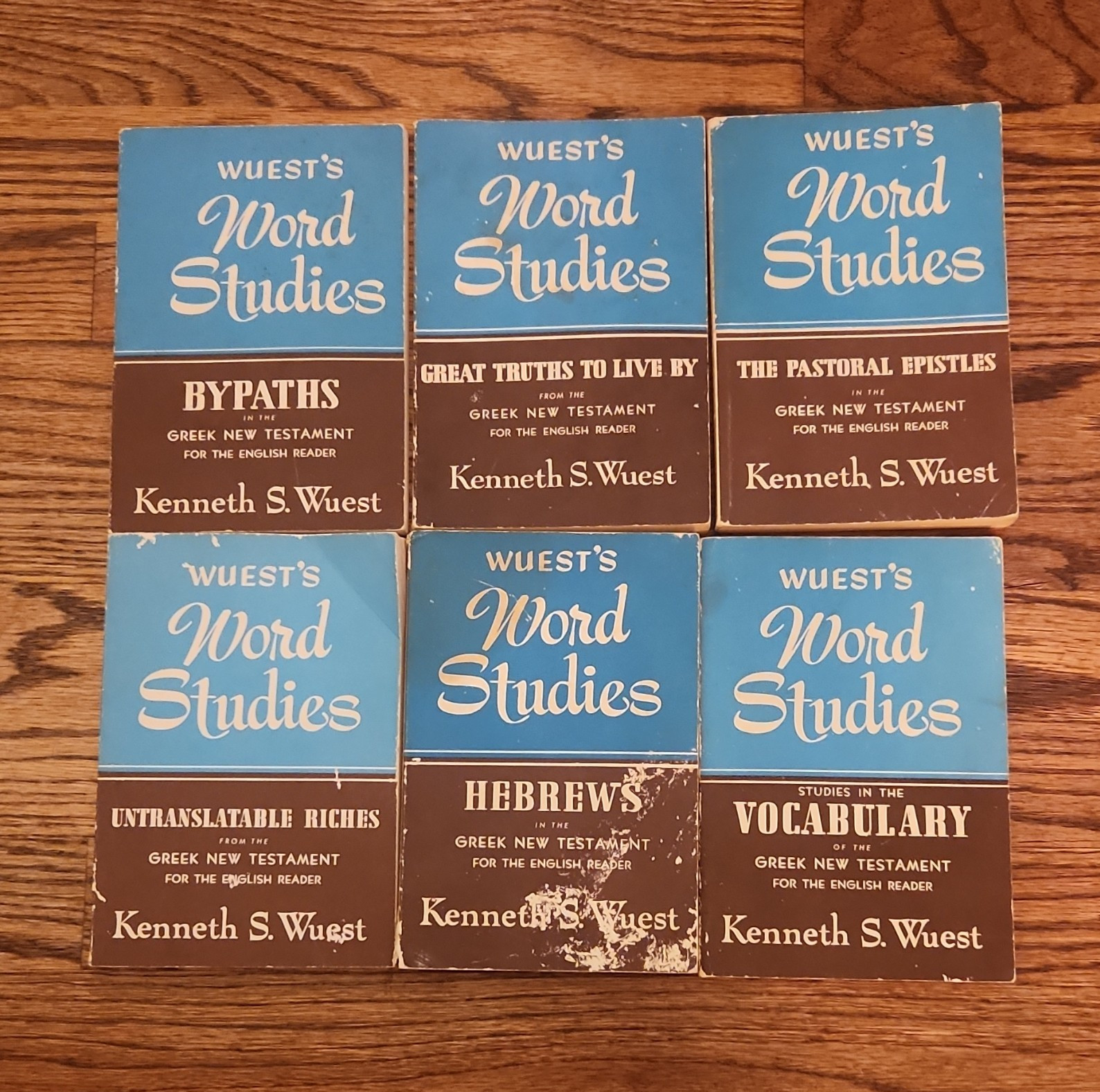 Kenneth S. Wuest Wuest’s Word Studies Greek NT 6-Book Lot Eerdmans 1945