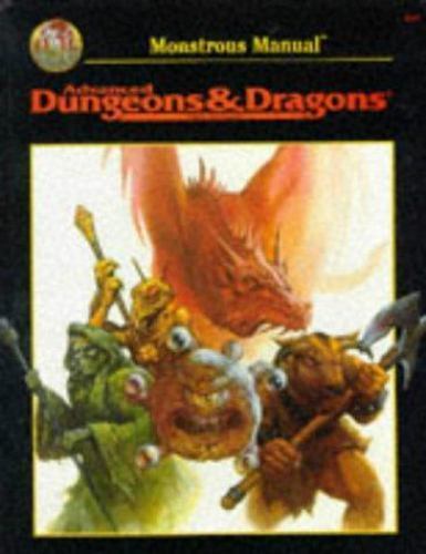 Monstrous Manual; AD&D 2nd Ed Fantasy Roleplaying Acce- hardcover, 9781560766193