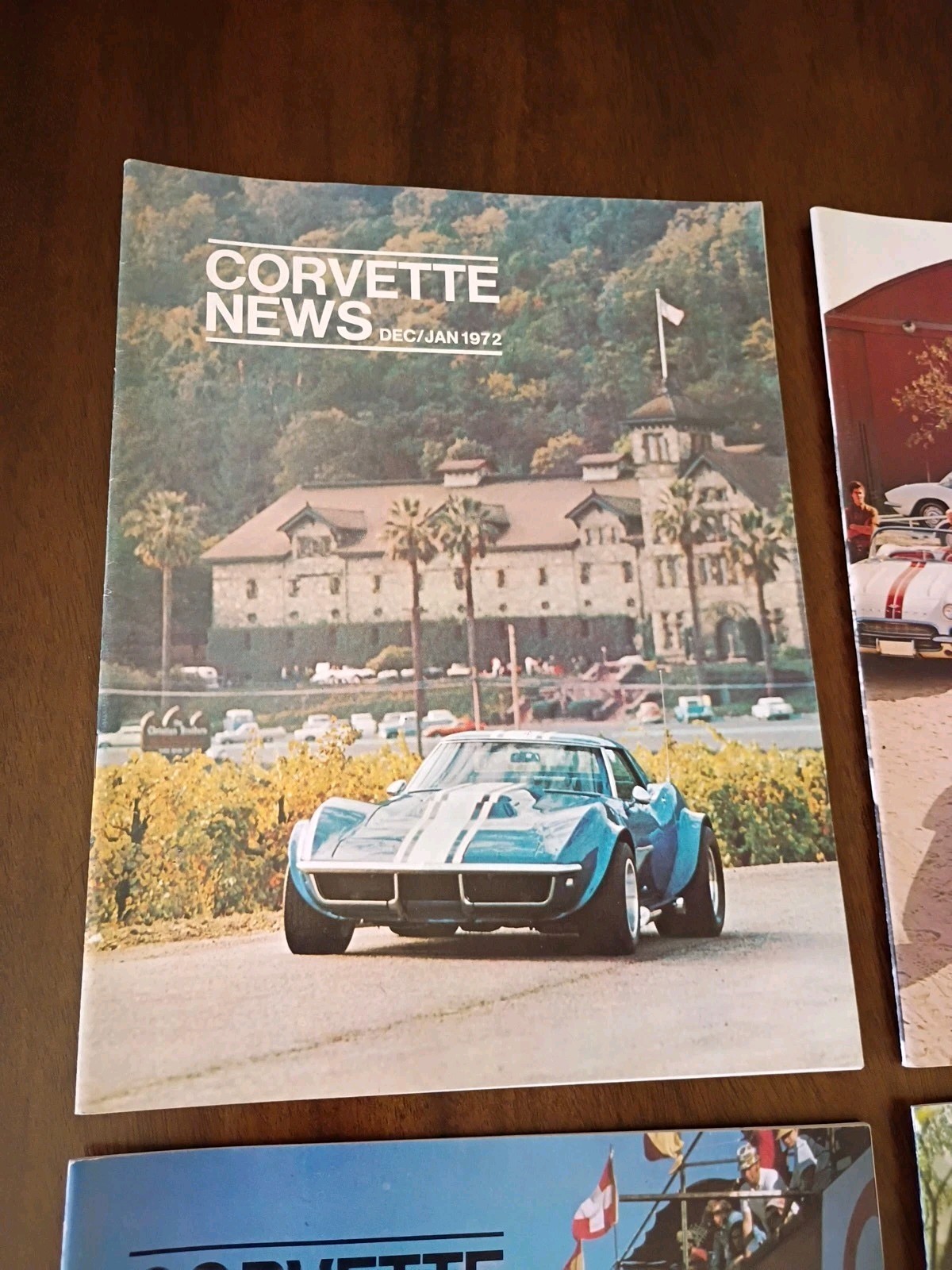Vintage Corvette News Magazines 1972 Complete Year – 6 issues Set (Bimonthly)