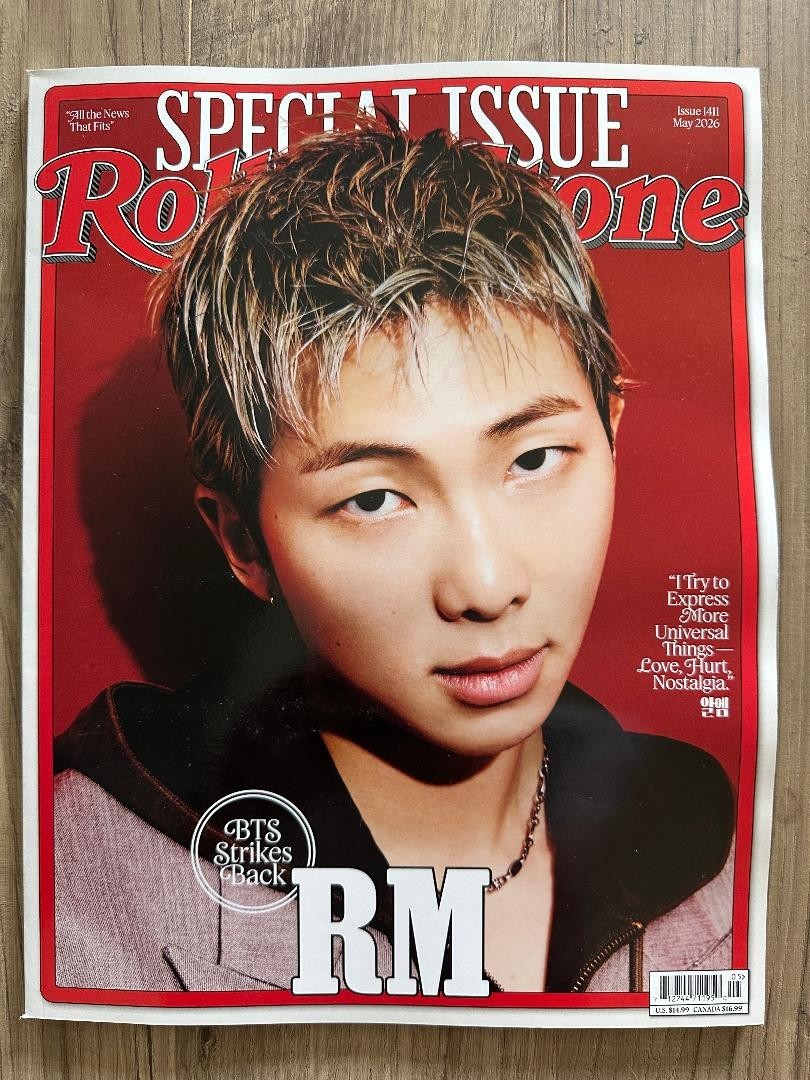 2026 ROLLING STONE May Issue BTS Back On Top SPECIAL ISSUE The Return RM Cover