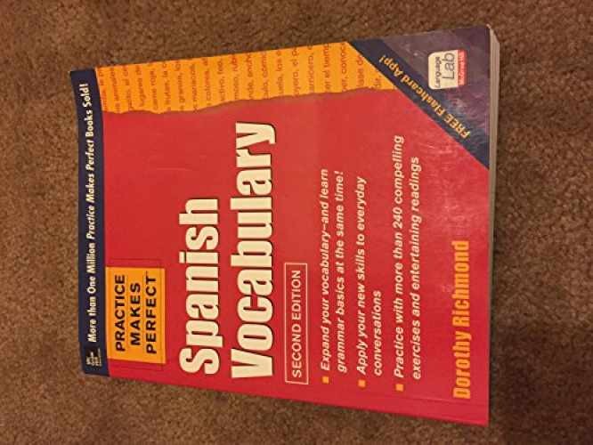 Spanish Vocabulary (Practice Makes – Paperback, by Richmond Dorothy – Very Good