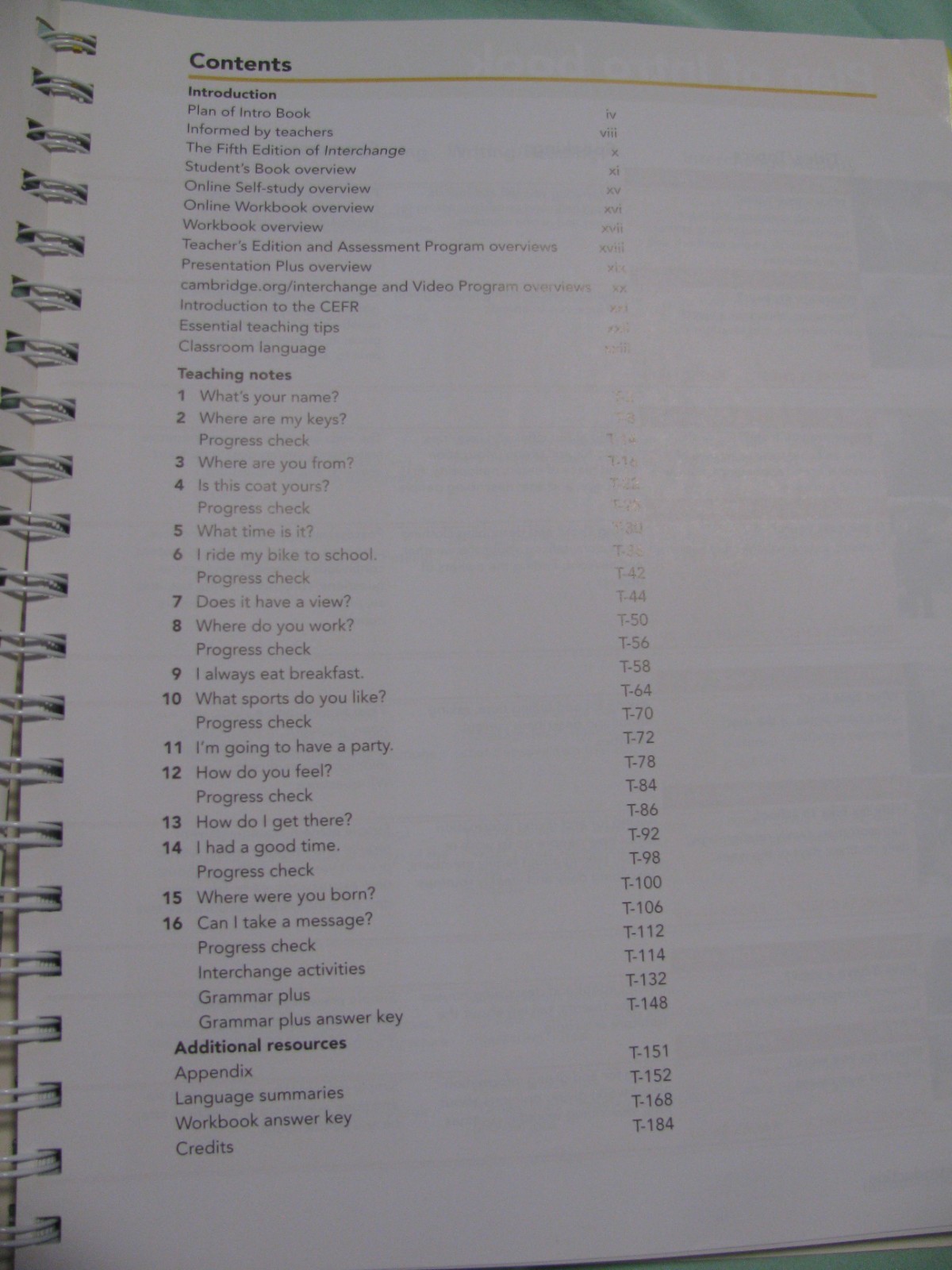 Interchange Intro Teacher’s Edition with Complete Assessment Program