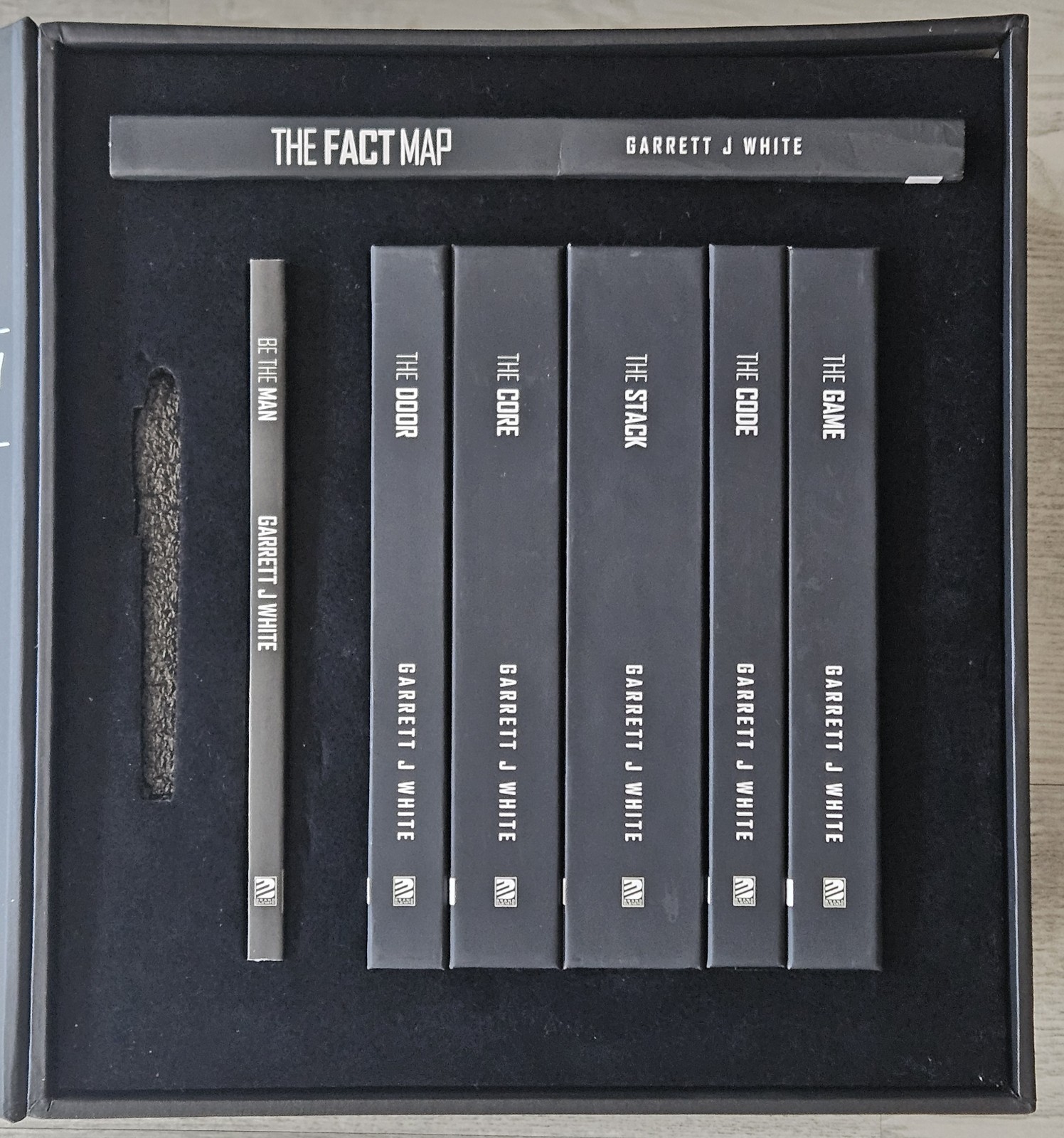 Garrett J White Warrior Box 7 Book Set Door Code Game Core Fact Map Be Man Stack